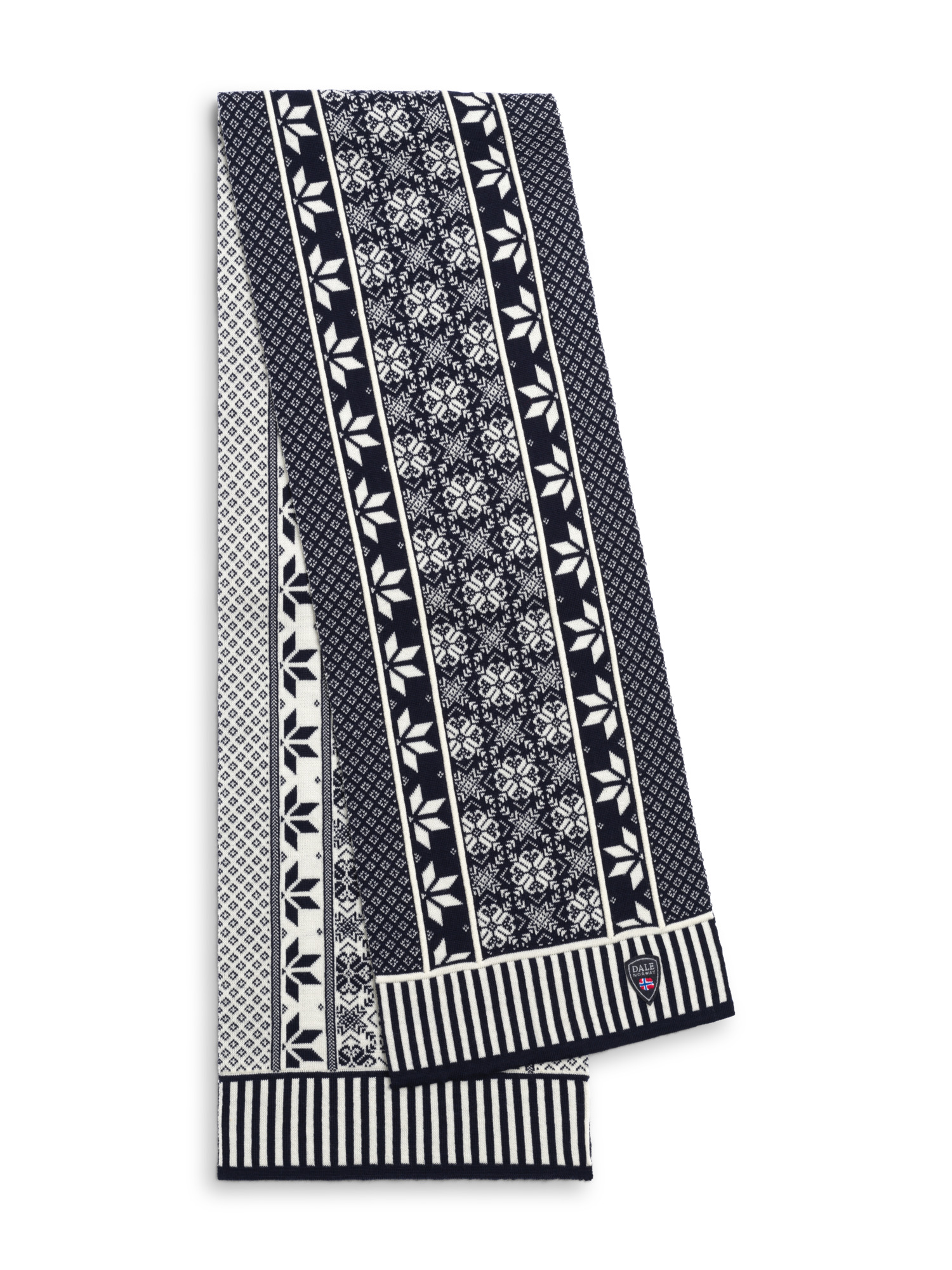 Vardåsen Scarf Navy Offwhite