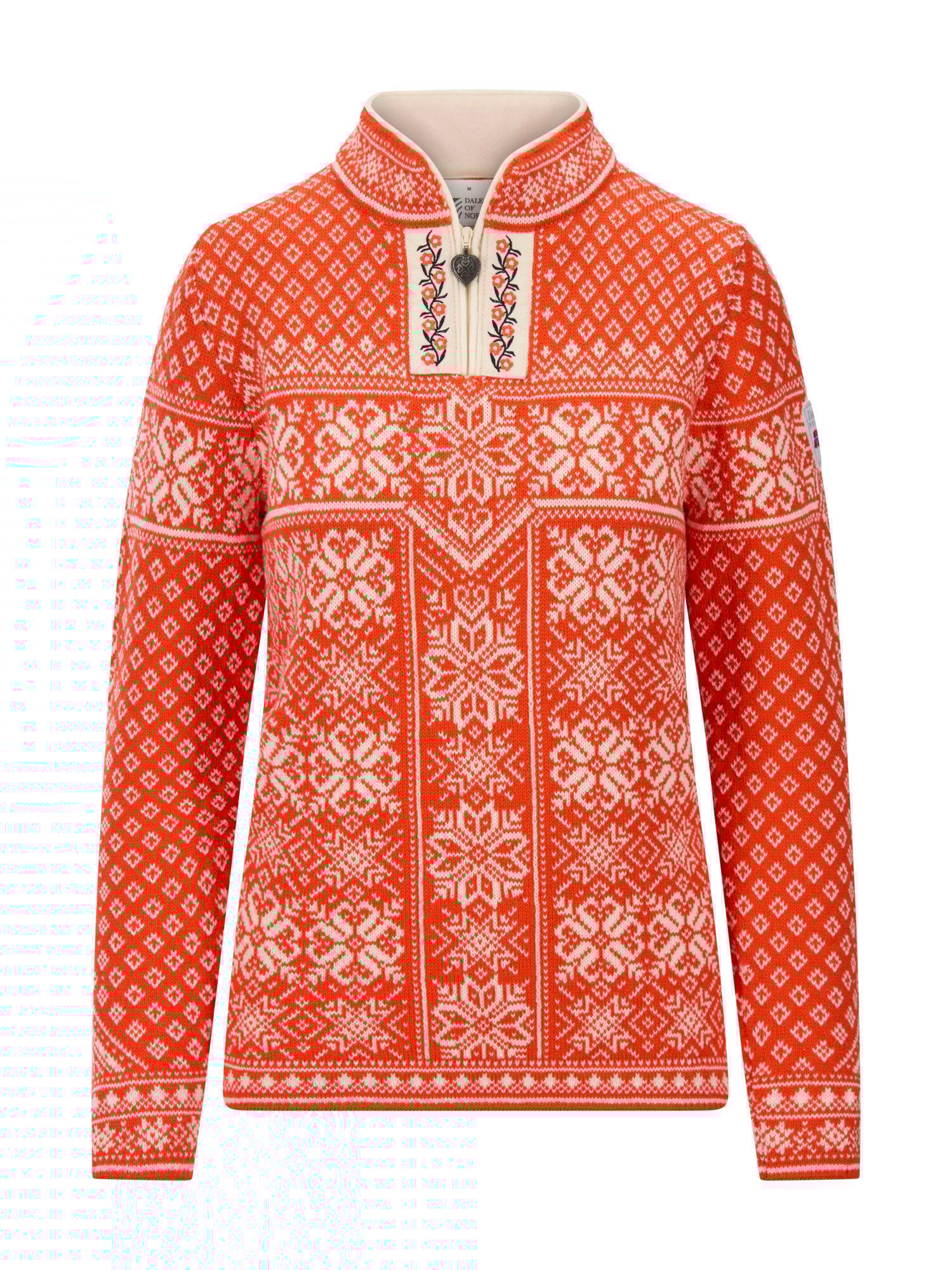 Peace Women’s Knit Sweater  Roth Red Offwhite