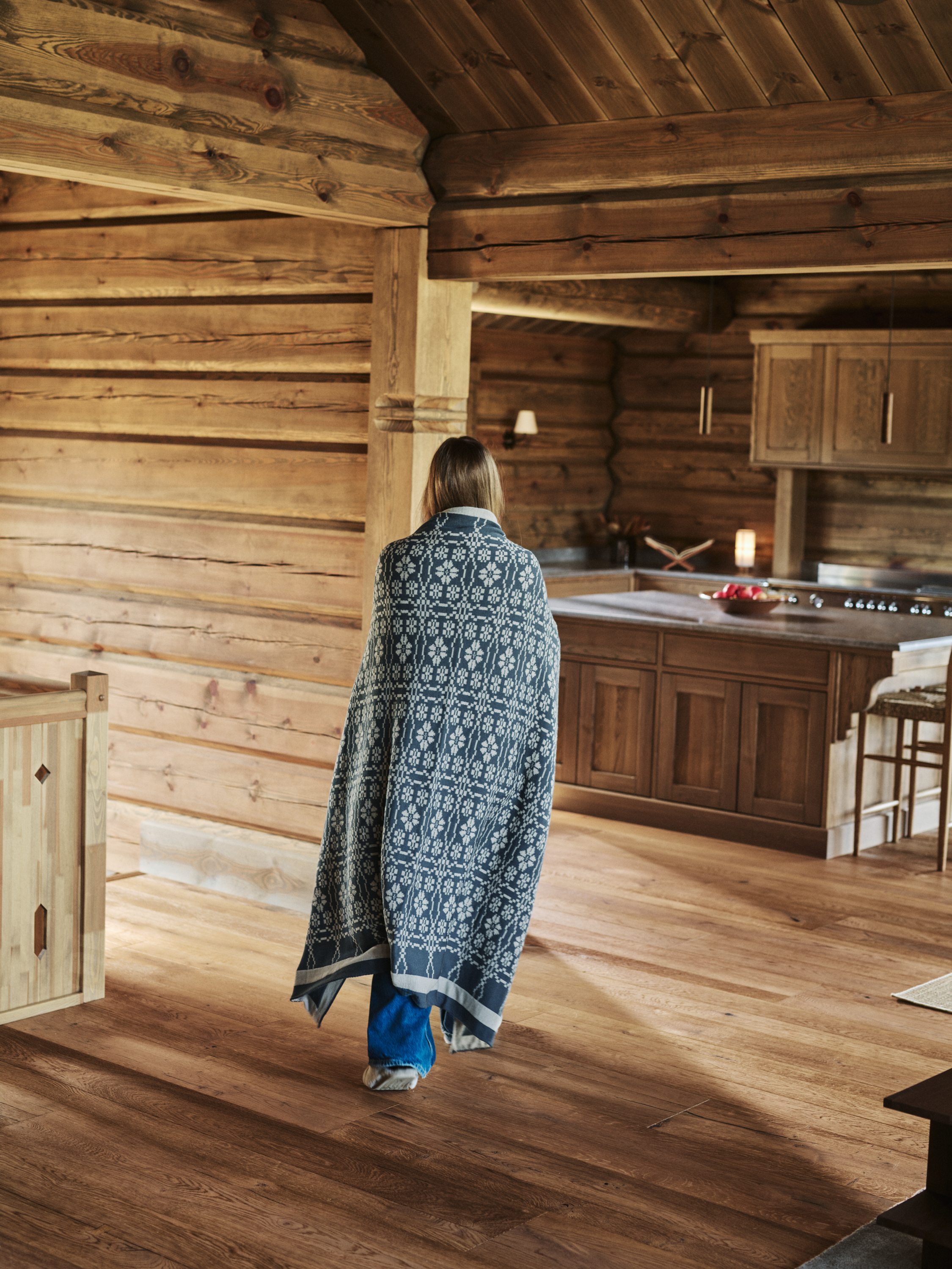 Trondheim Blanket Steel Blue