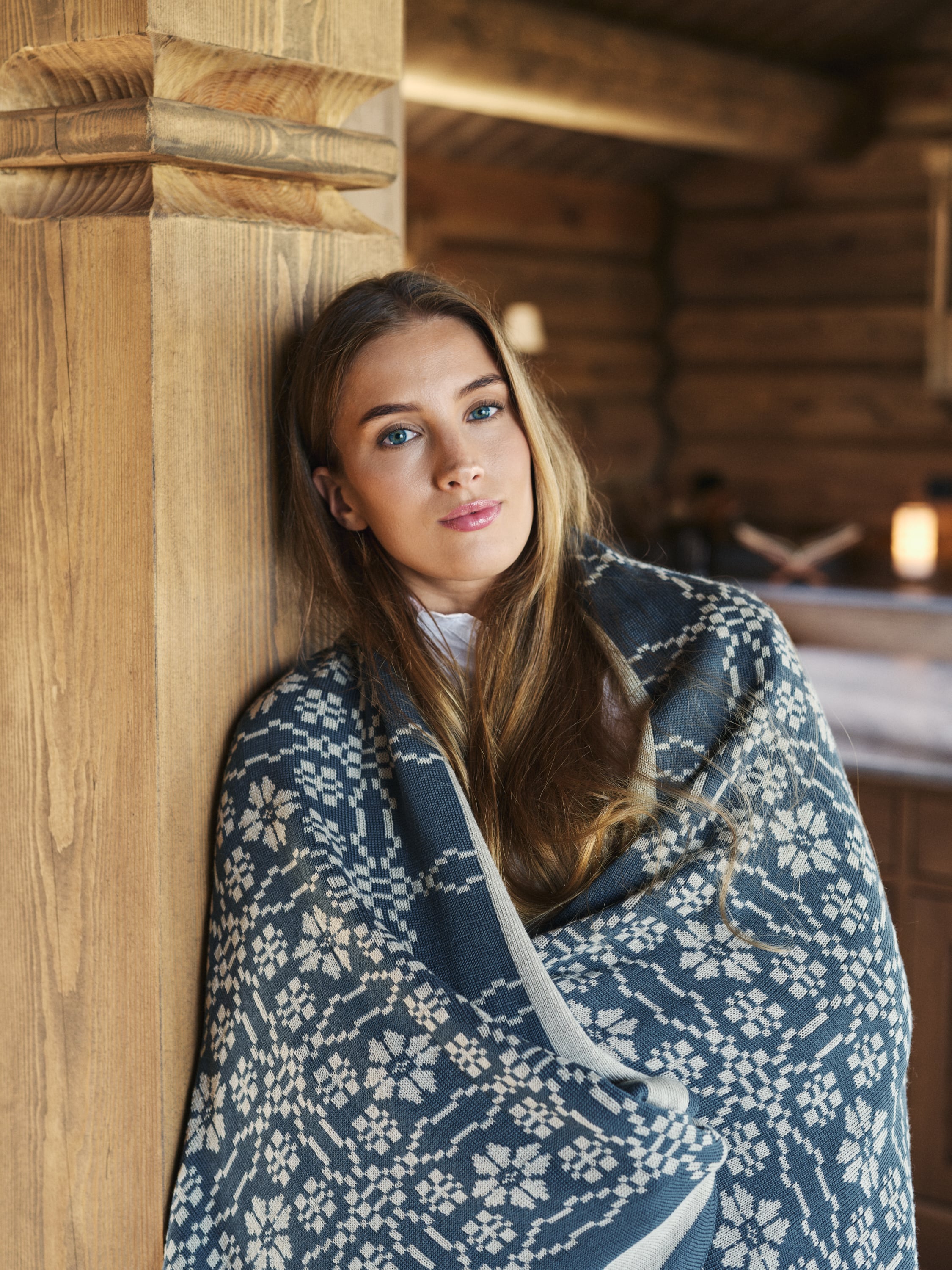 Trondheim Blanket Steel Blue