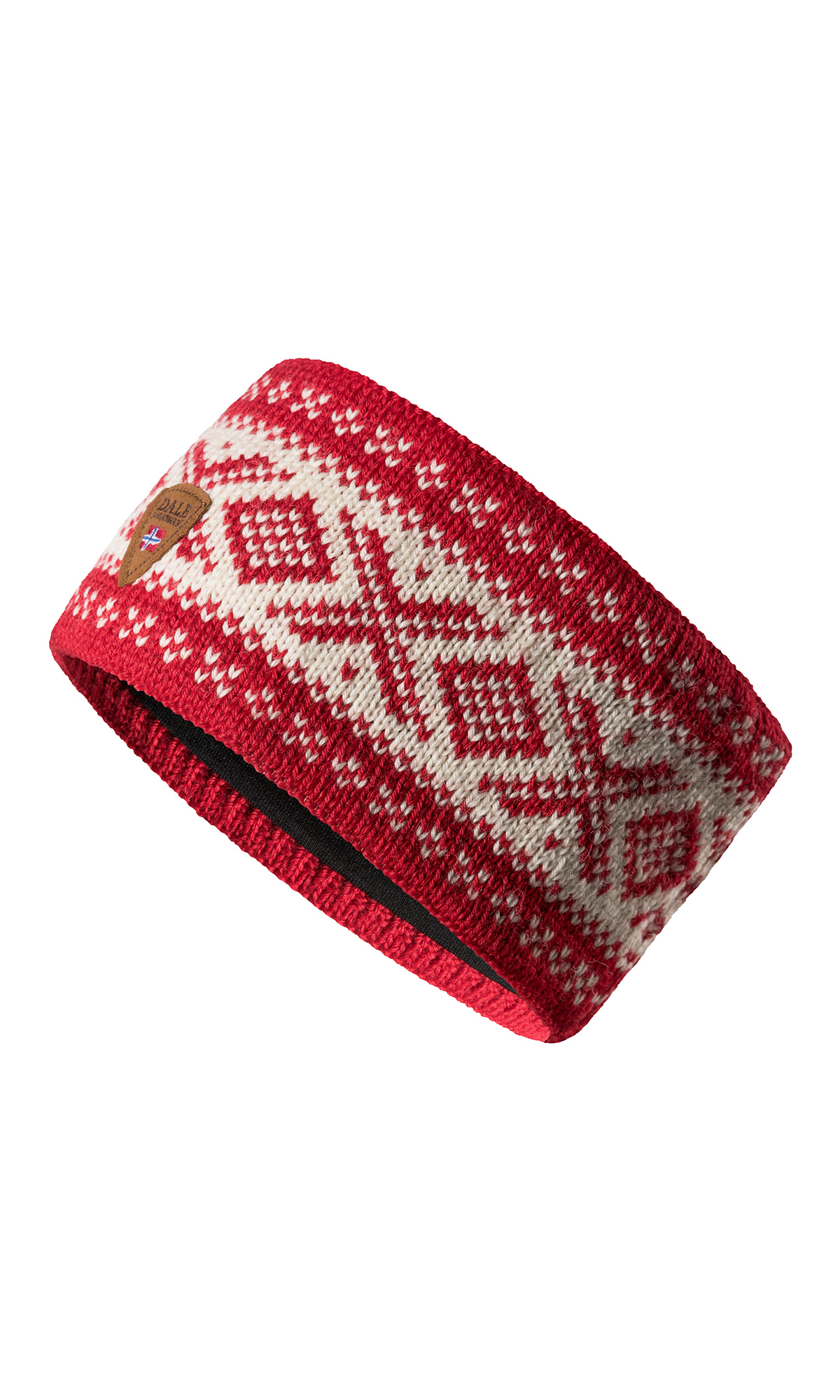 Cortina 1956 Headband - Norwegian Wool Red White