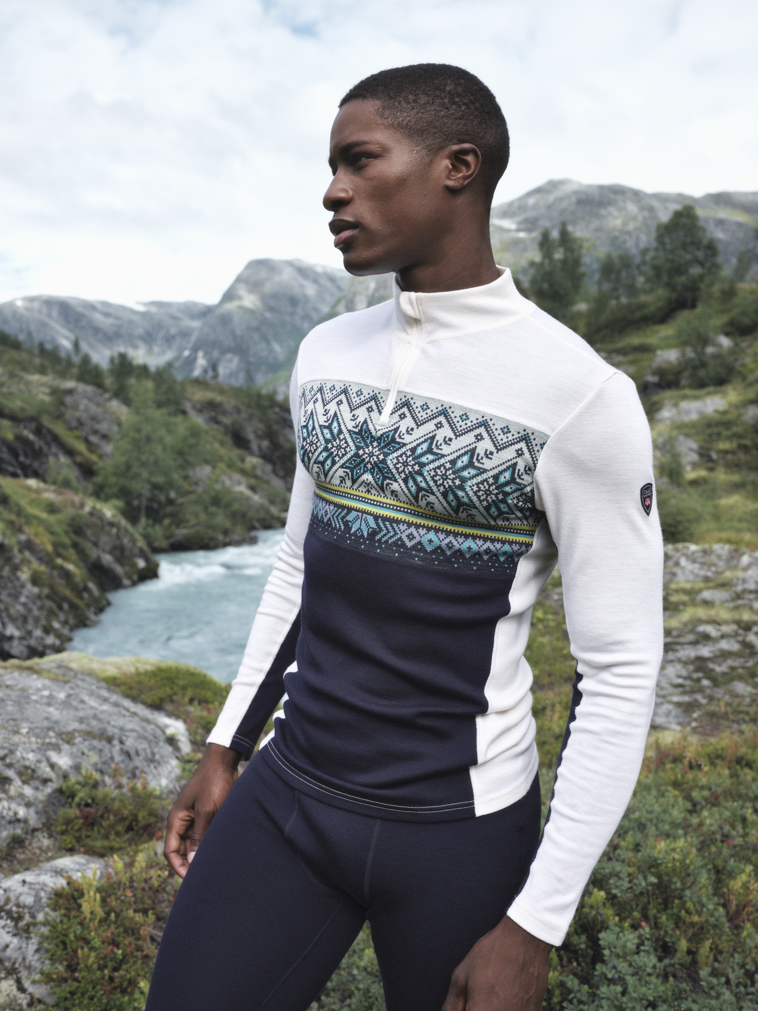 Mens half zip baselayer store