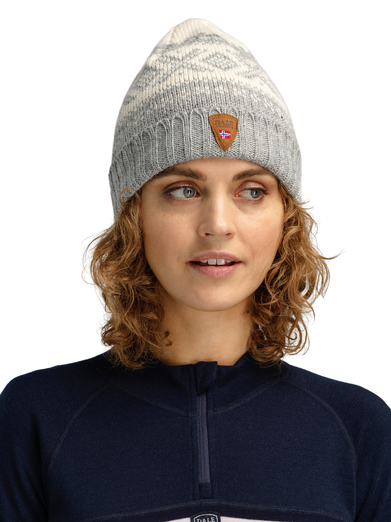 Cortina 1956 Hat - Norwegian Wool Grey White