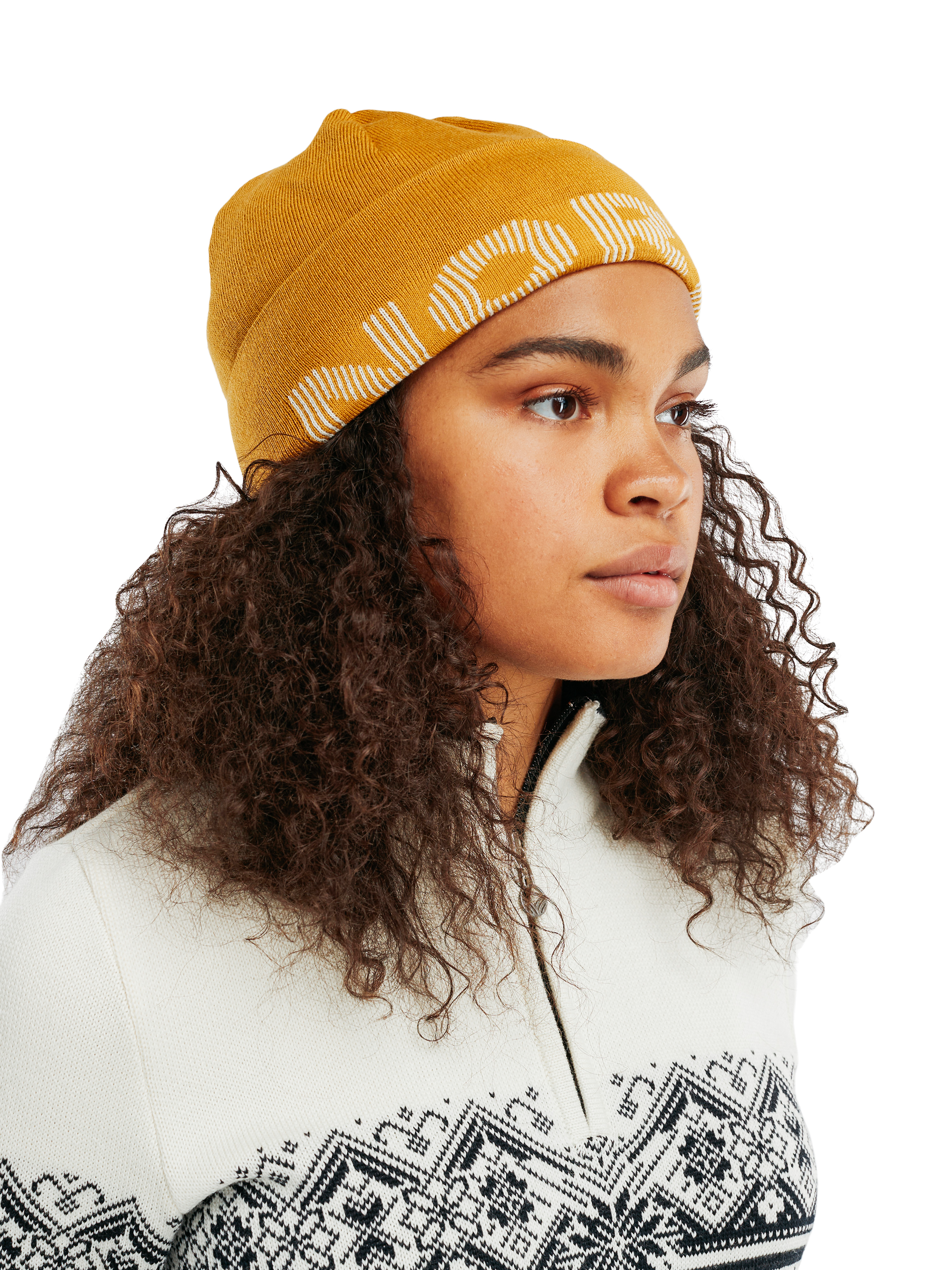 Norway unisex merino wool hat  Mustard
