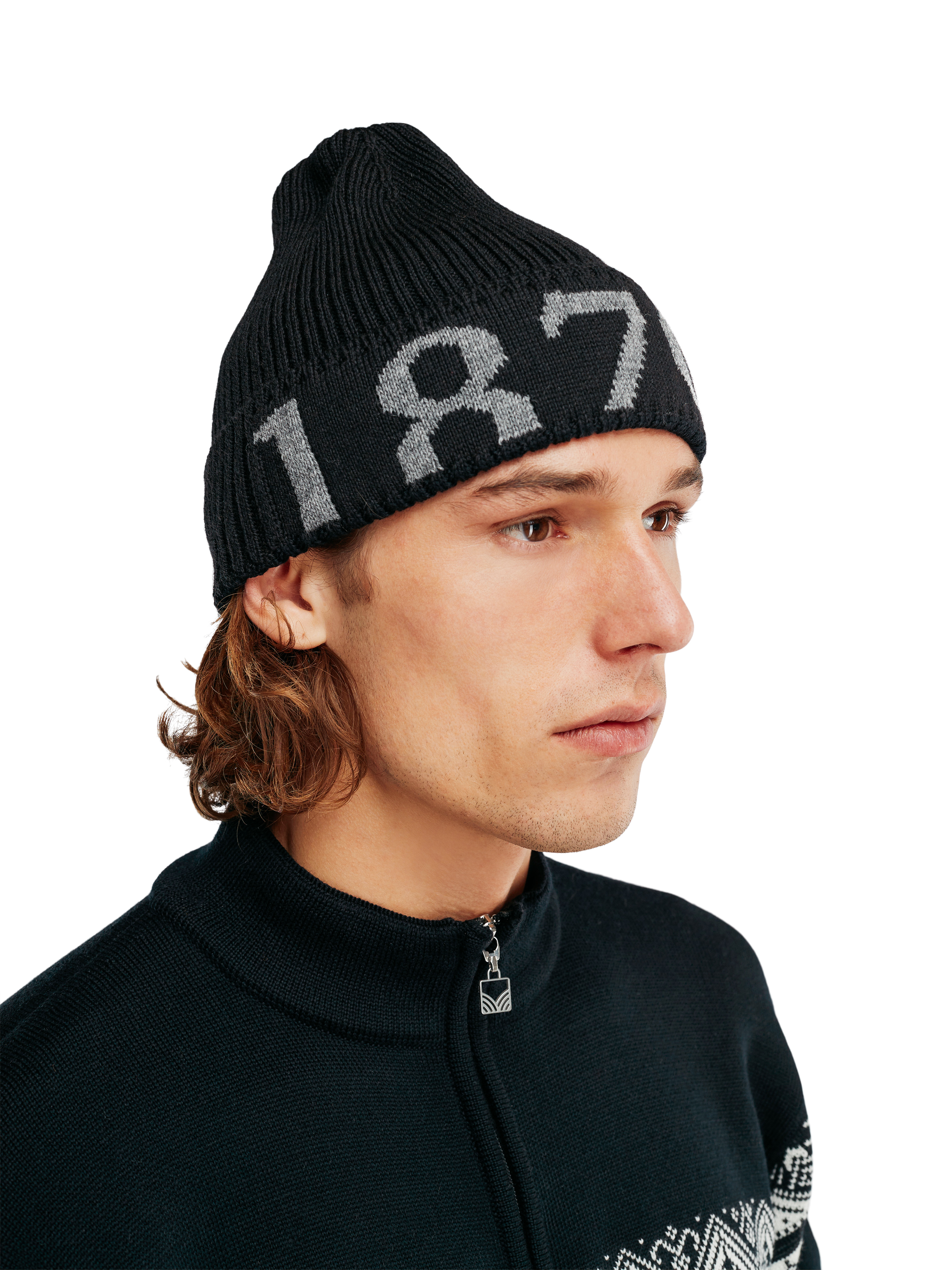 1879 unisex wool hat  Black Smoke