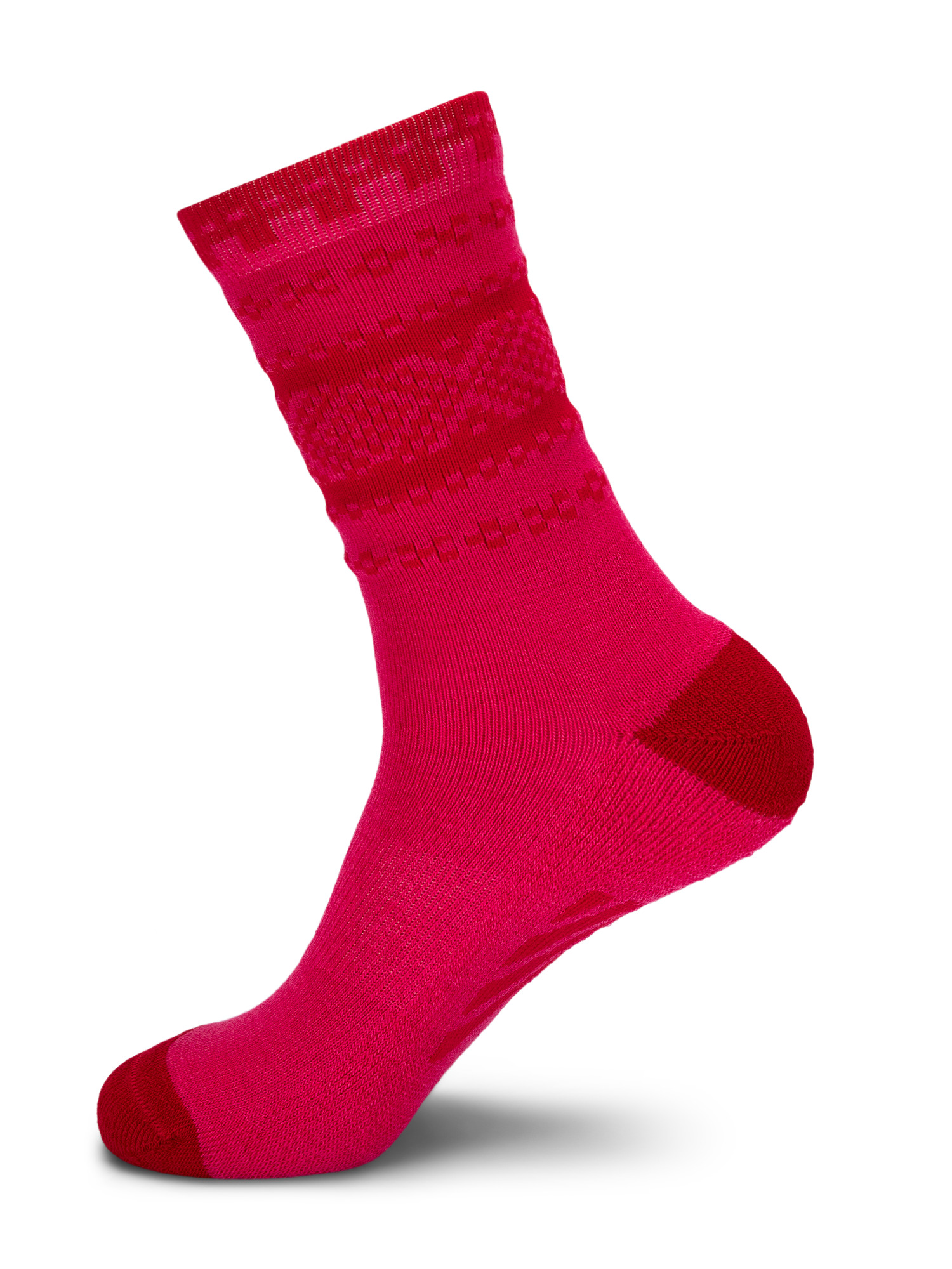 Cortina Wool Socks Crew cut Pink Red