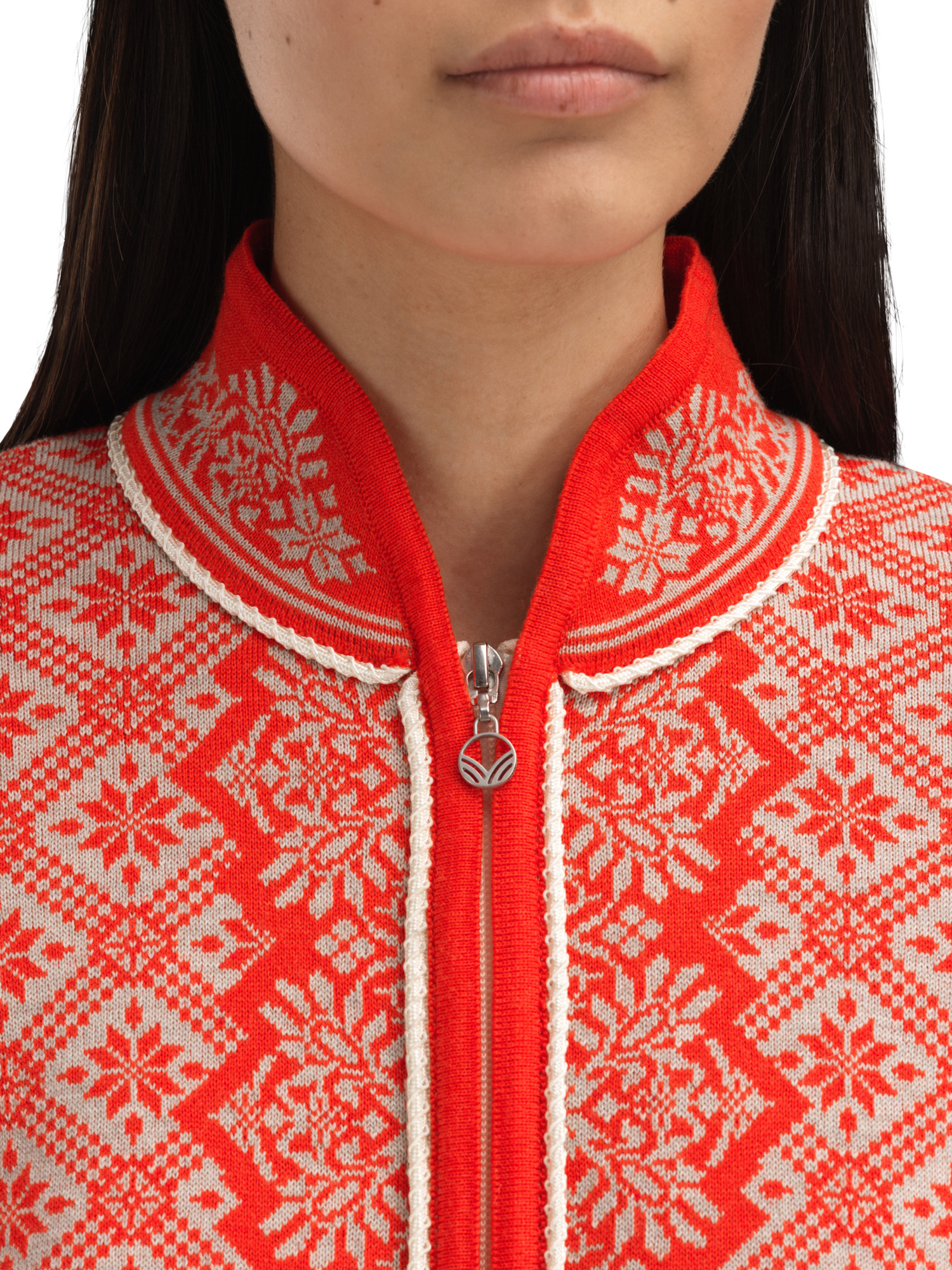 Christiania Women's Jacket - Merino Wool Roth red Sand