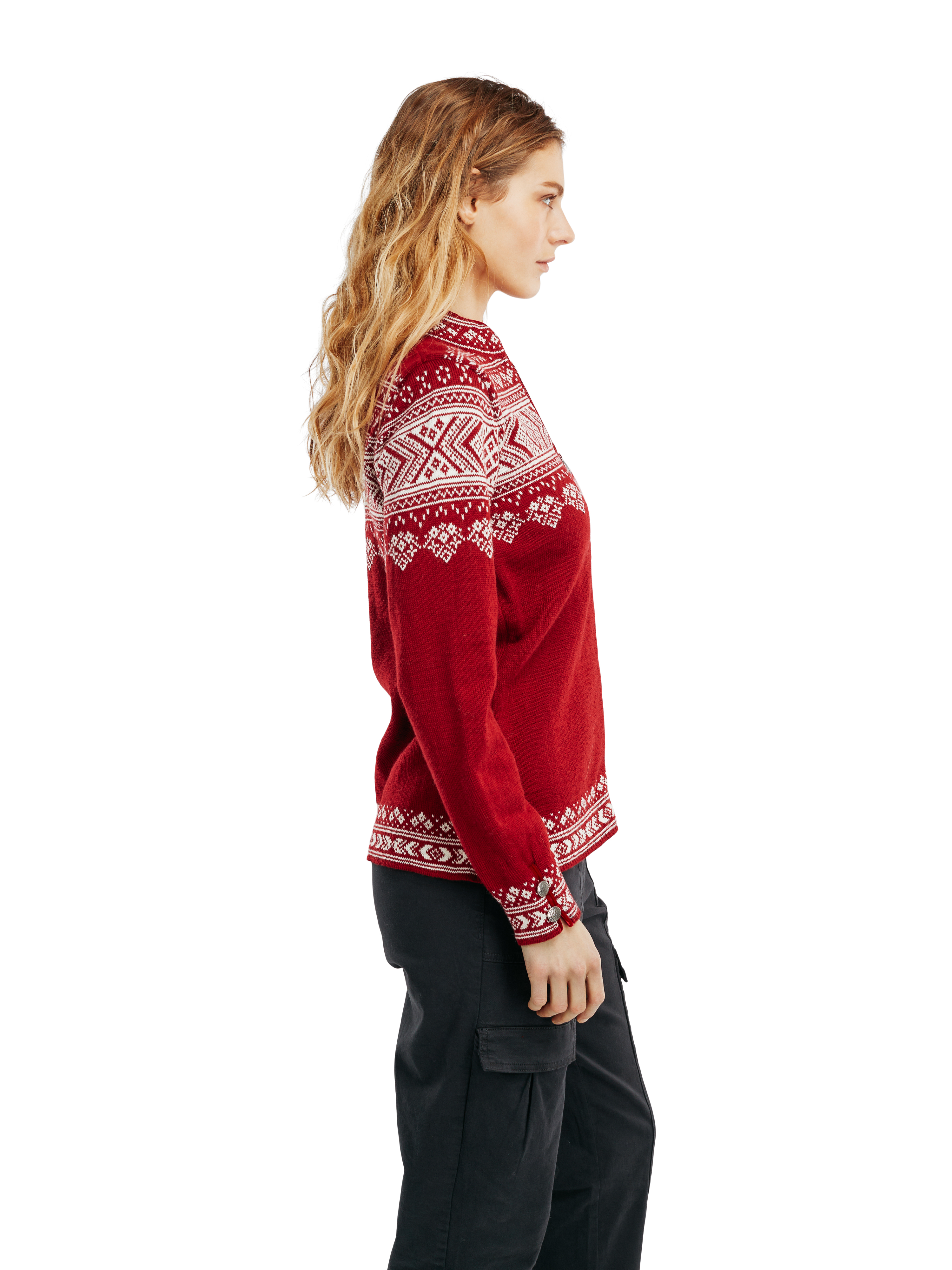 Viking Ragnhild  Red Offwhite