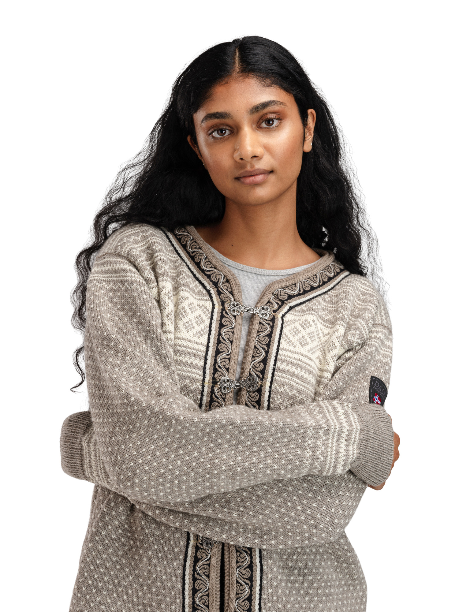 Setesdal Lusekofte Jacket - Norwegian Wool  Vanillasugar Naturalwhite