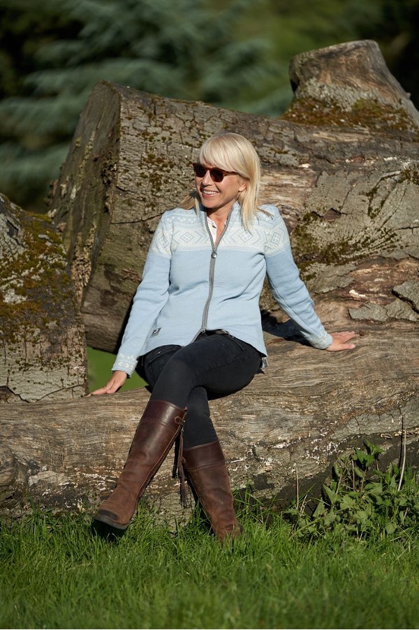 Viking Karine Ice Blue Offwhite