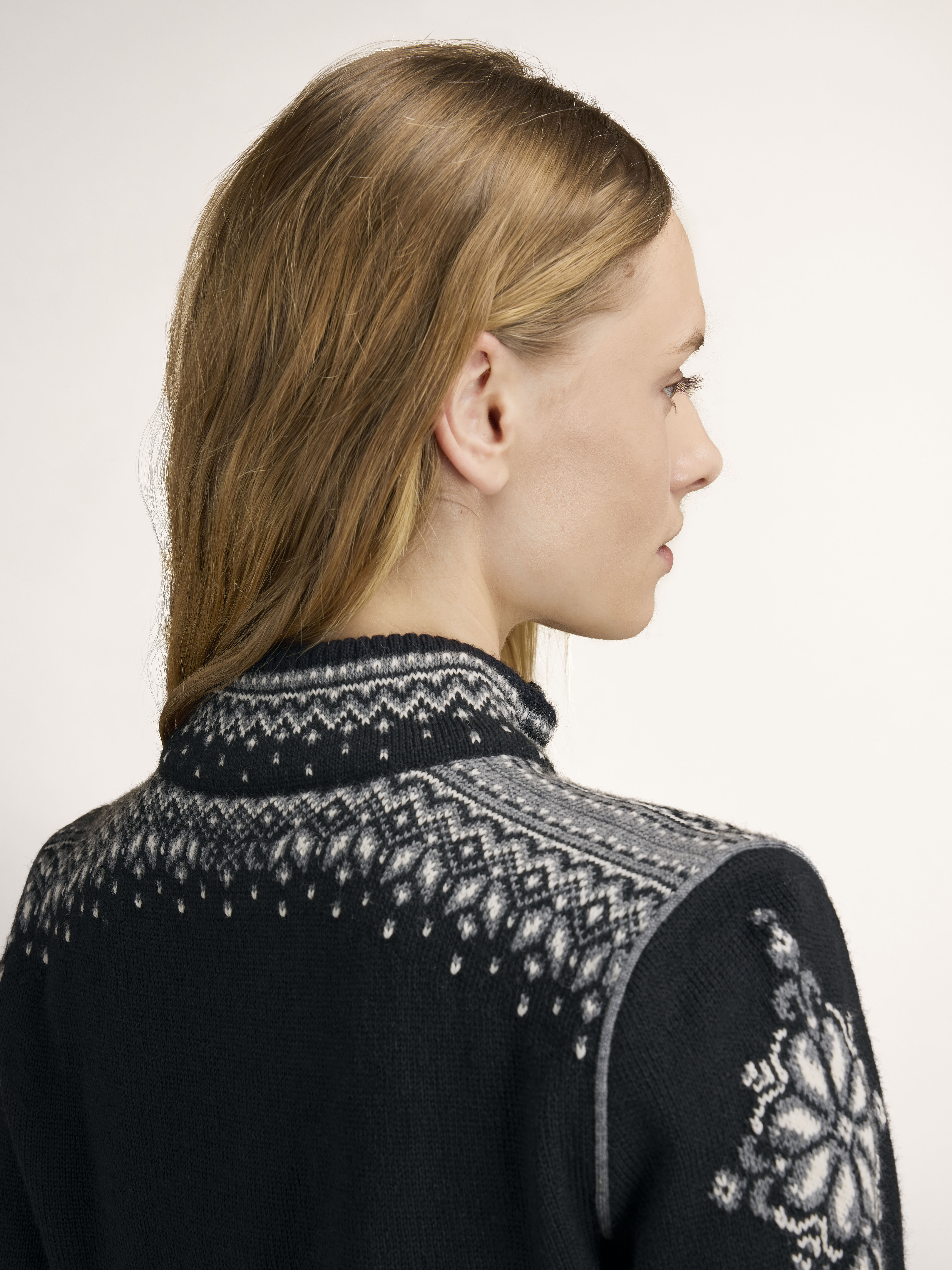 140th Anniversary Women’s Wool Jacket  Black Offwhite Smoke