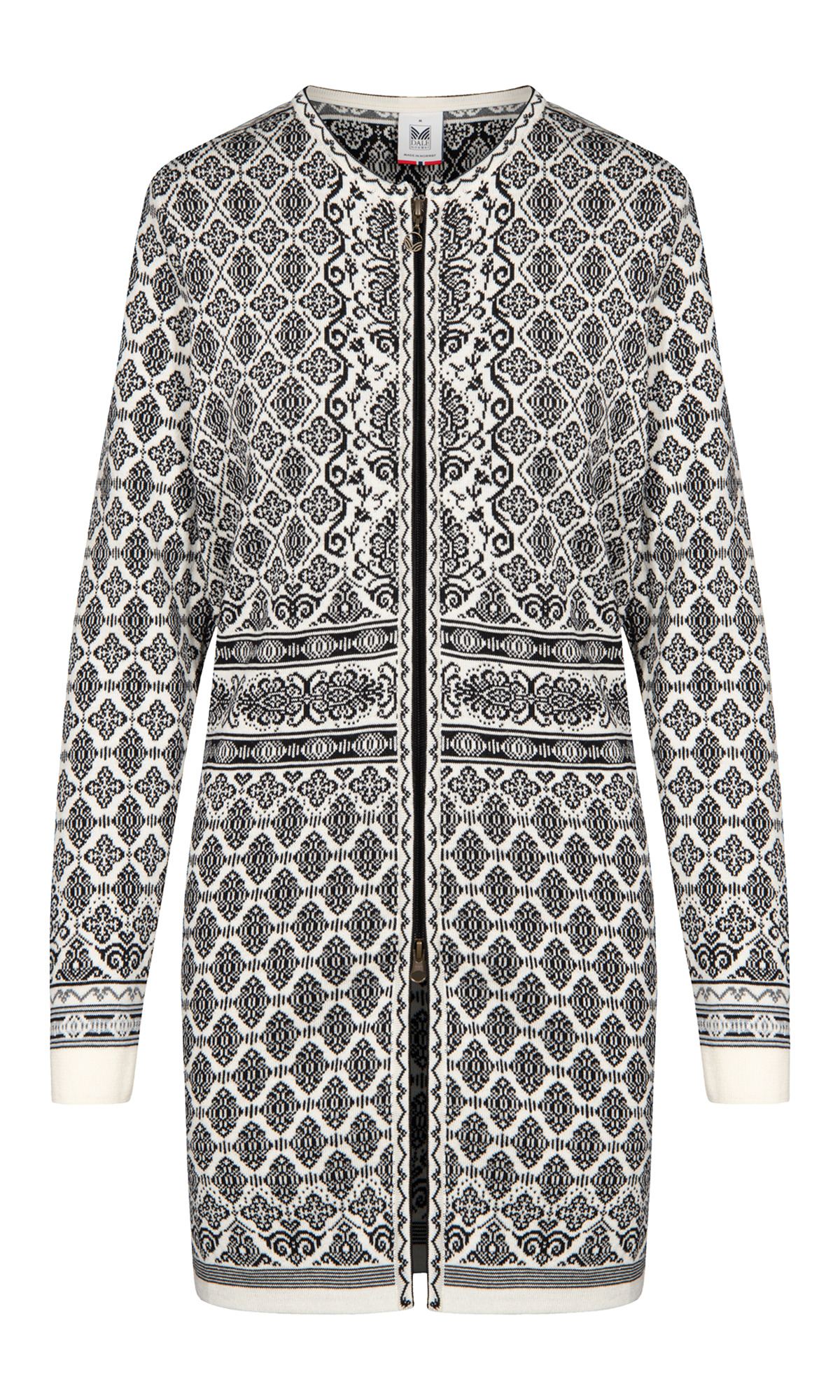 Ingeborg Jacket - Women - White/Black - Dale of Norway - Dale of Norway