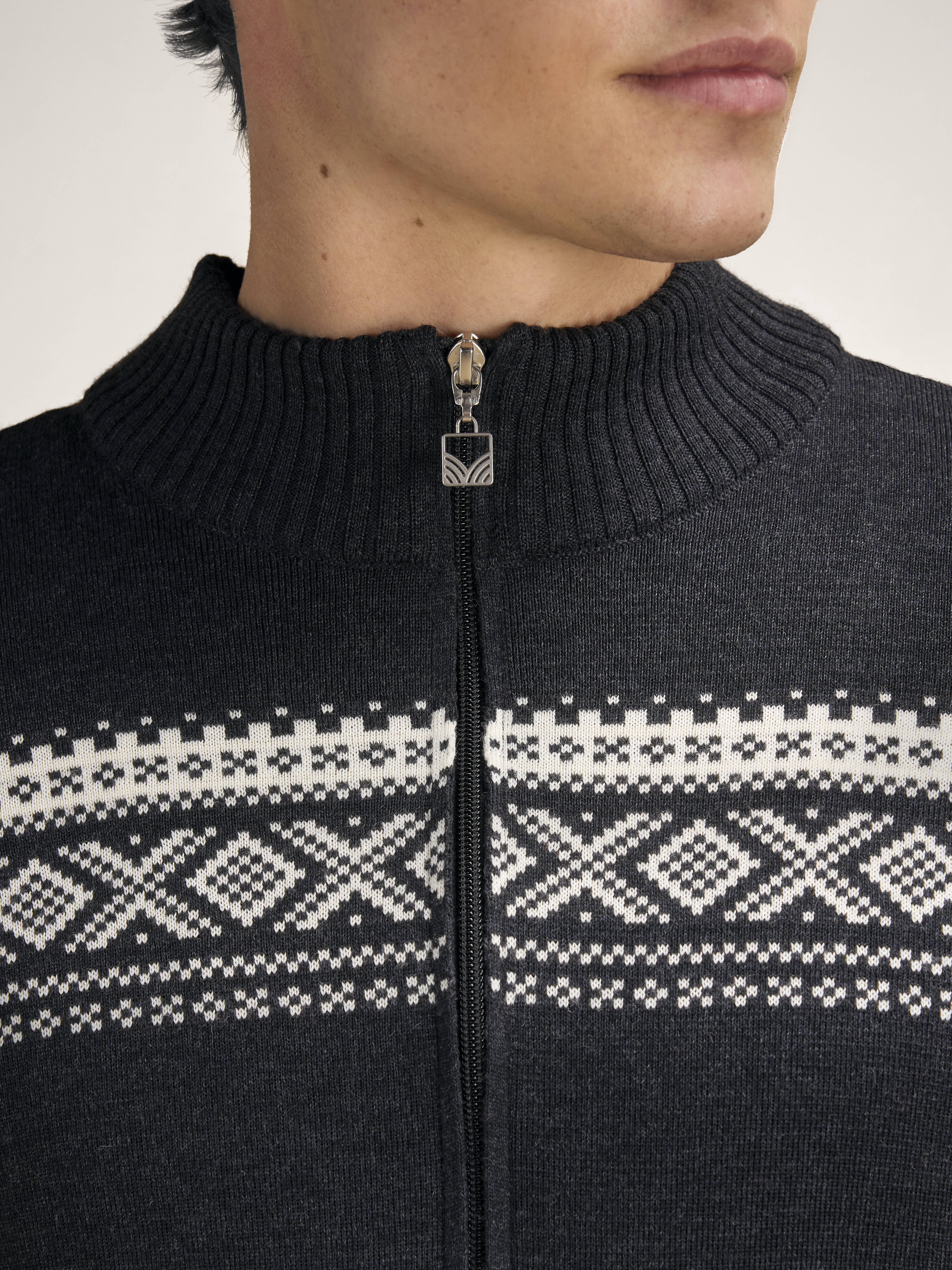 Dalestølen men's jacket Darkcharcoal Offwhite