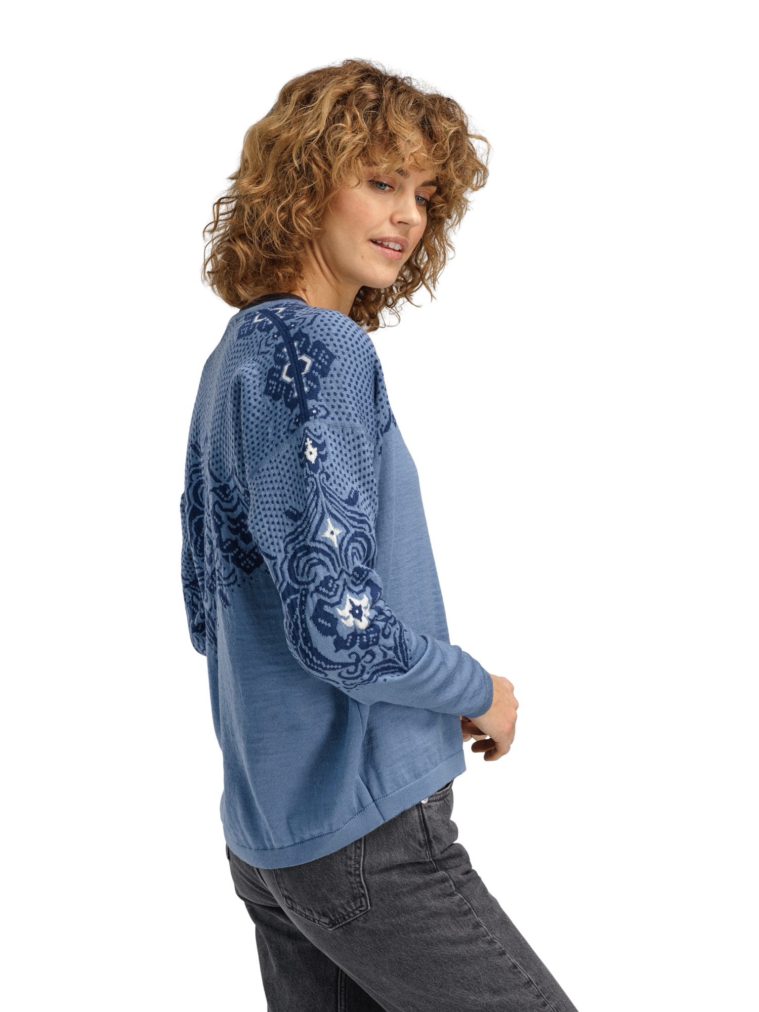 Rosendal women's jacket  Blueshadow Indigo Offwhite