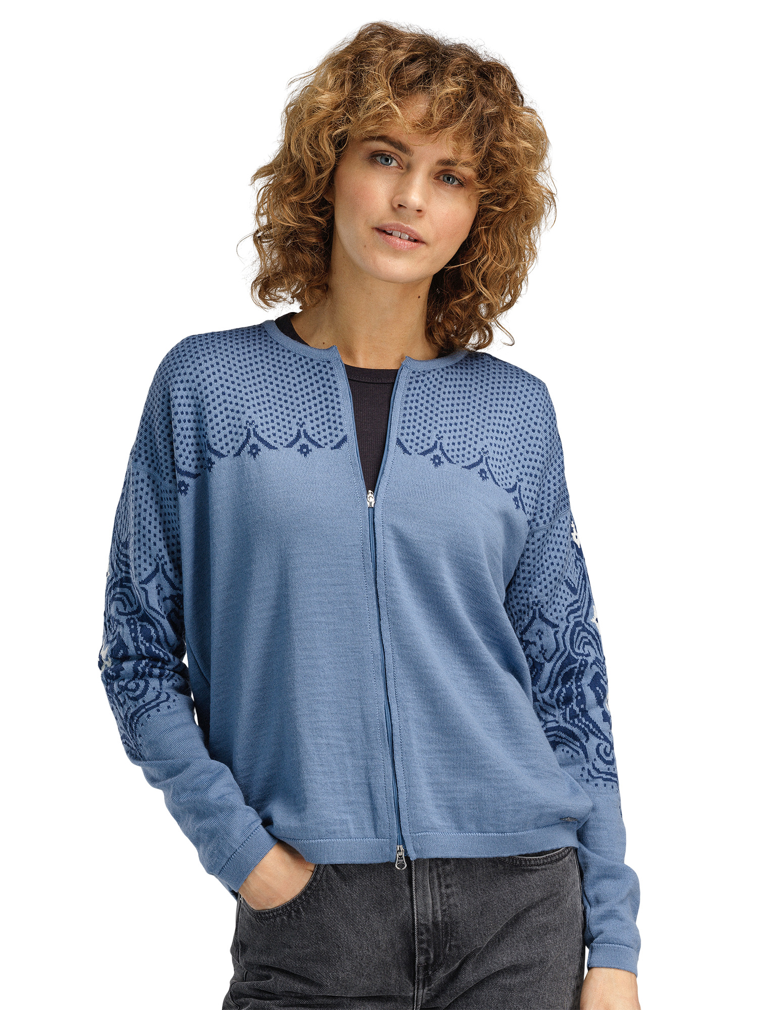 Rosendal women's jacket  Blueshadow Indigo Offwhite