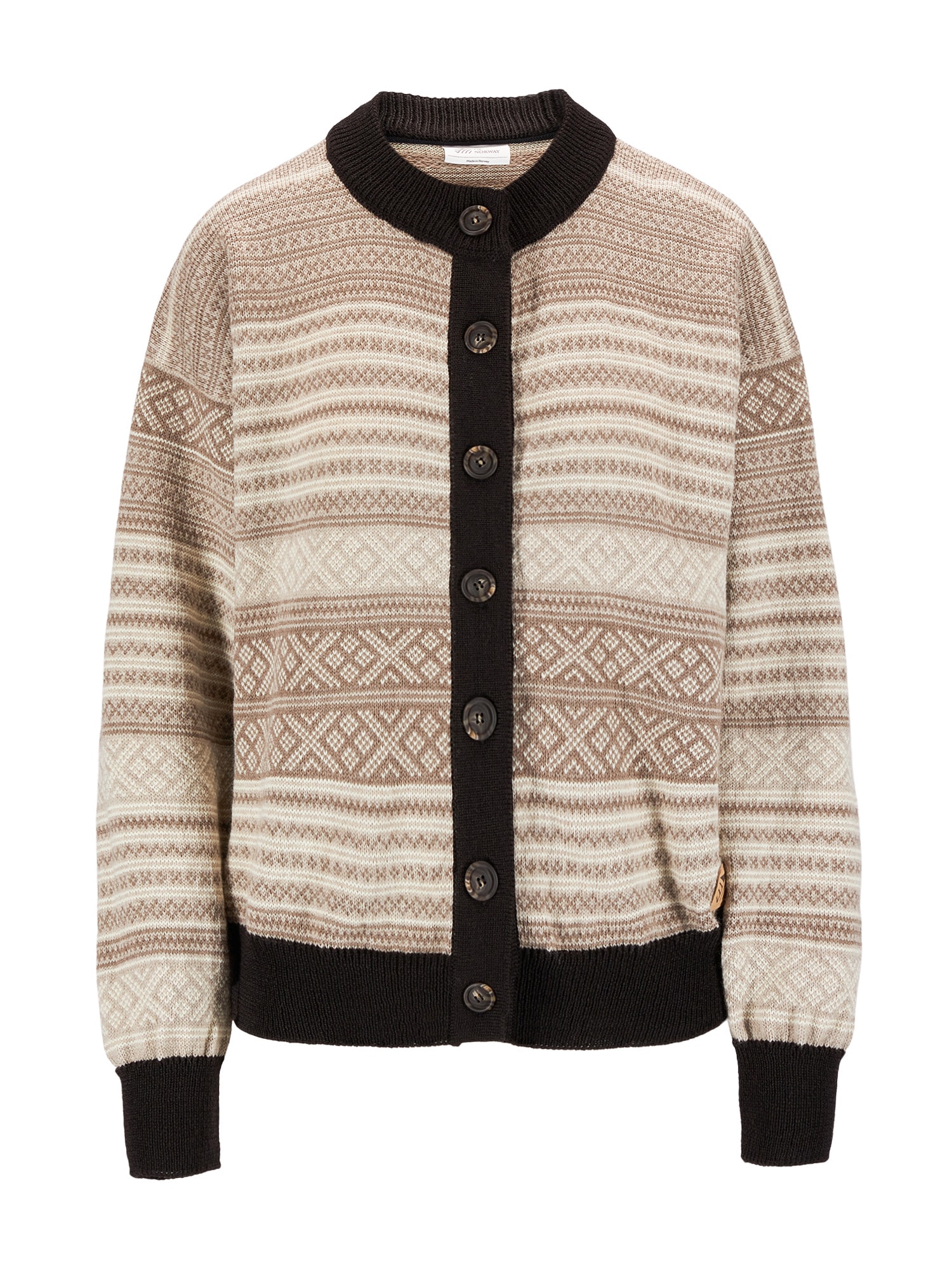Skarpøy Feminine Cardigan Brown - Dale of Norway