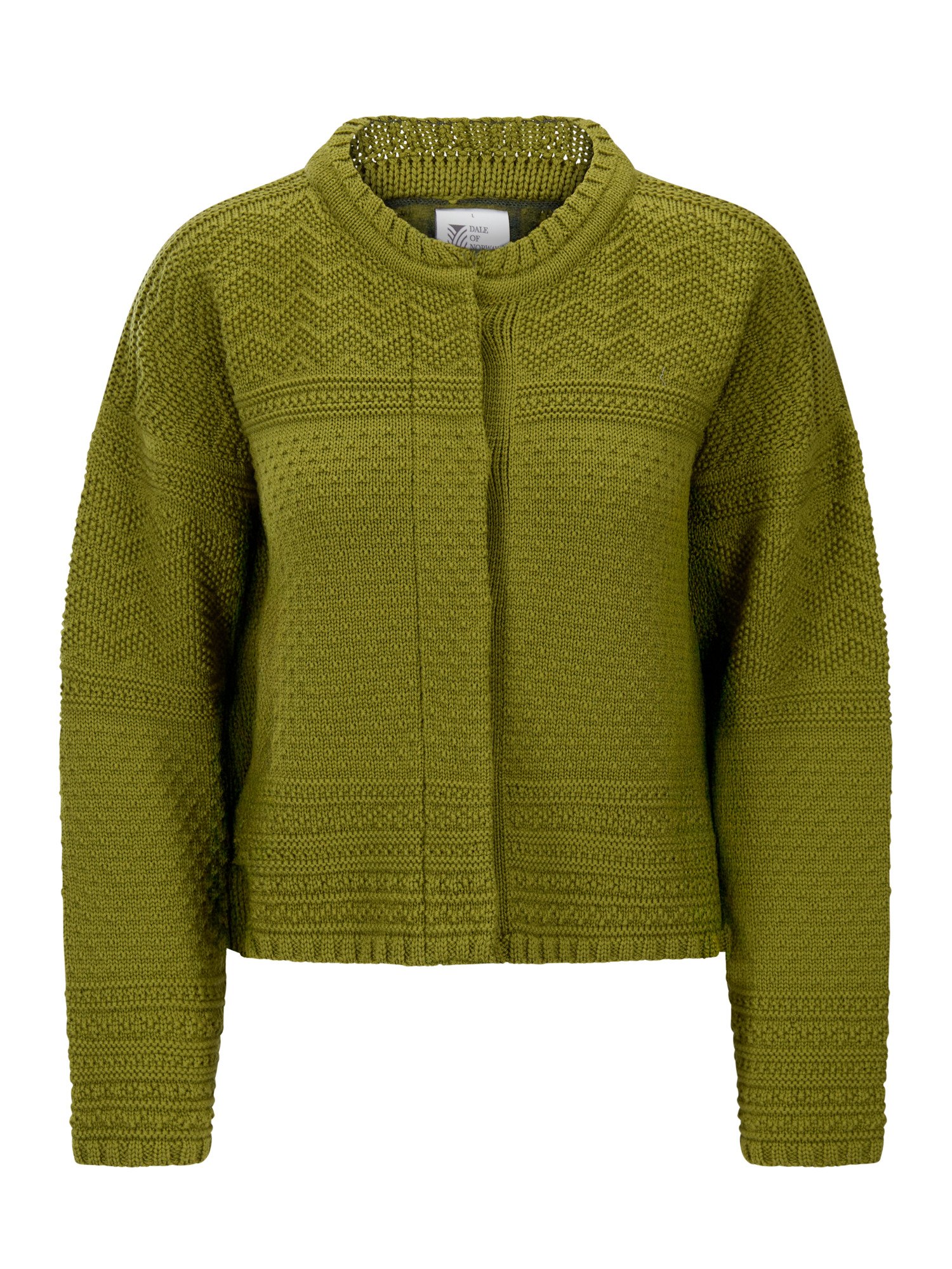 Lusa Women's Cardigan - Norwegian Wool Alum Green