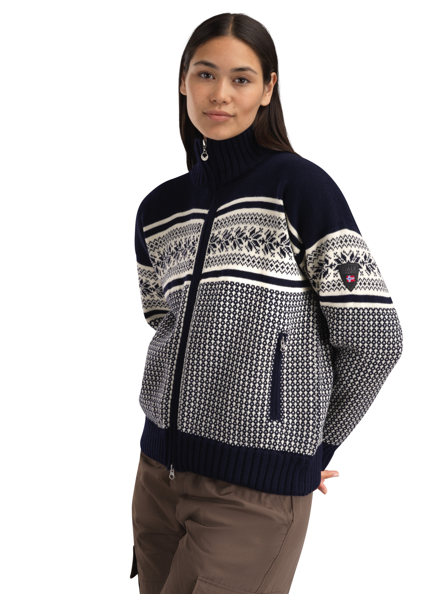 Vola Windproof Women's Jacket Marine Offwhite
