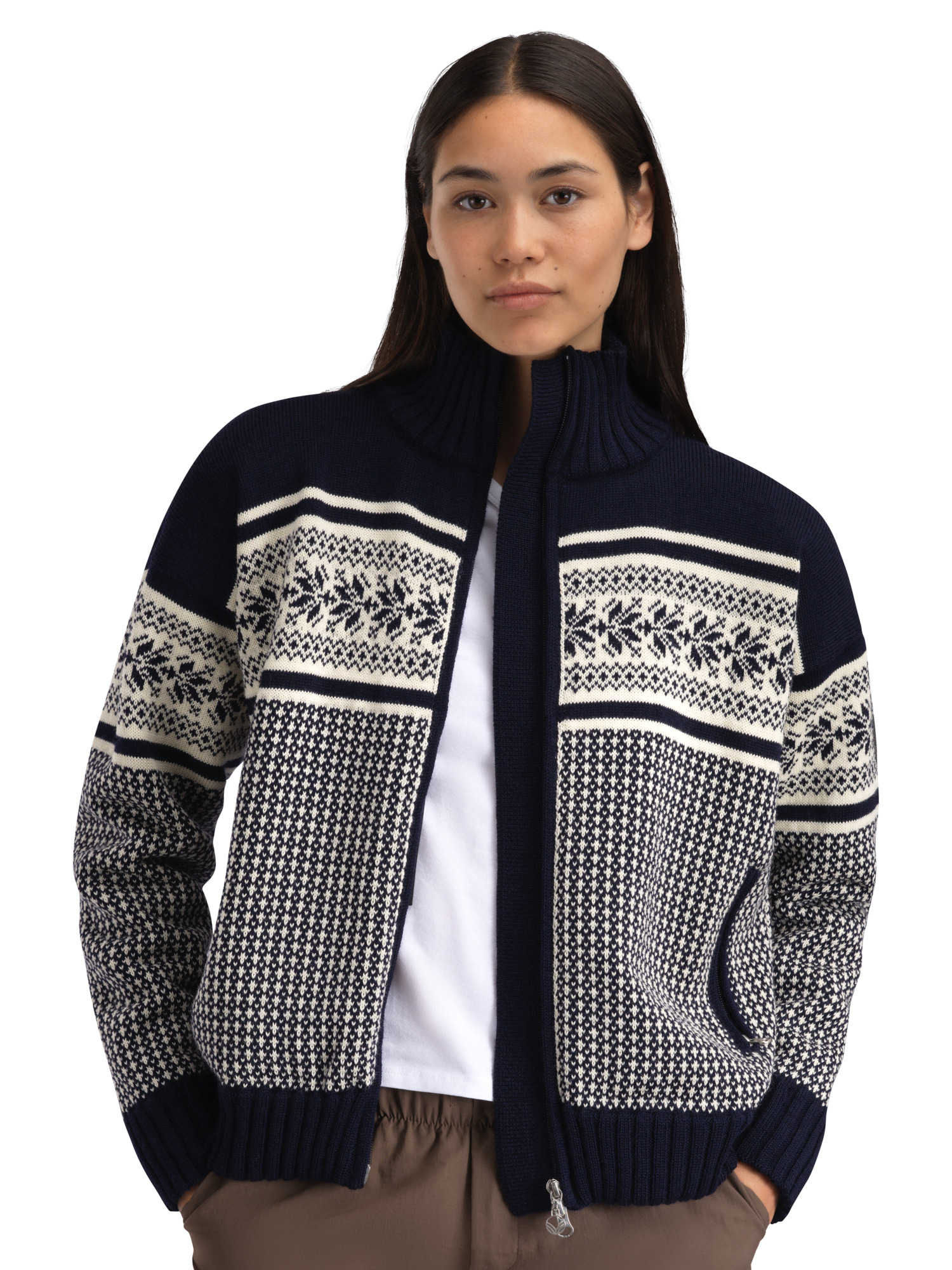 Vola Windproof Women's Jacket Marine Offwhite