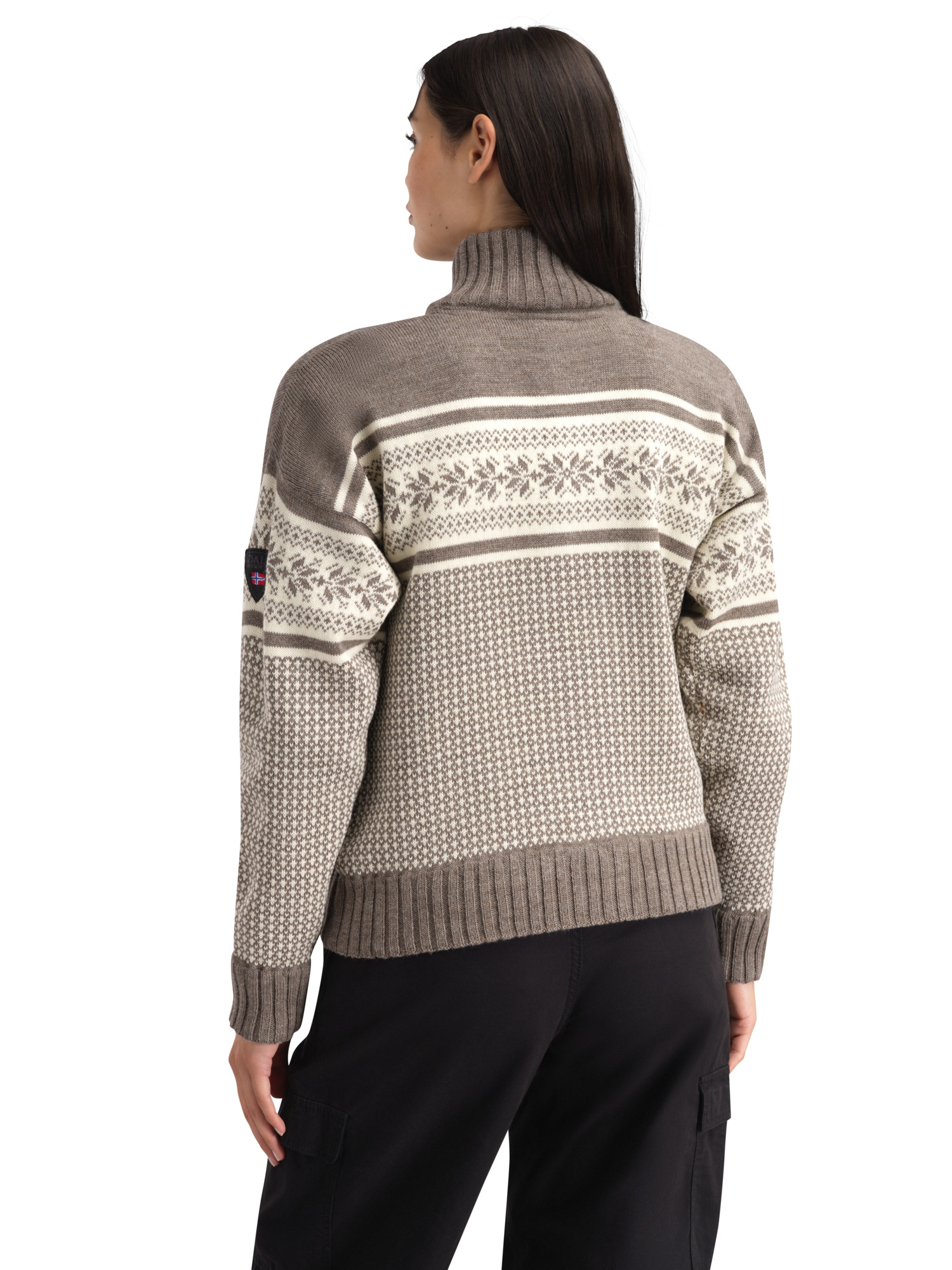 Vola Windproof Women's Jacket Brown Offwhite