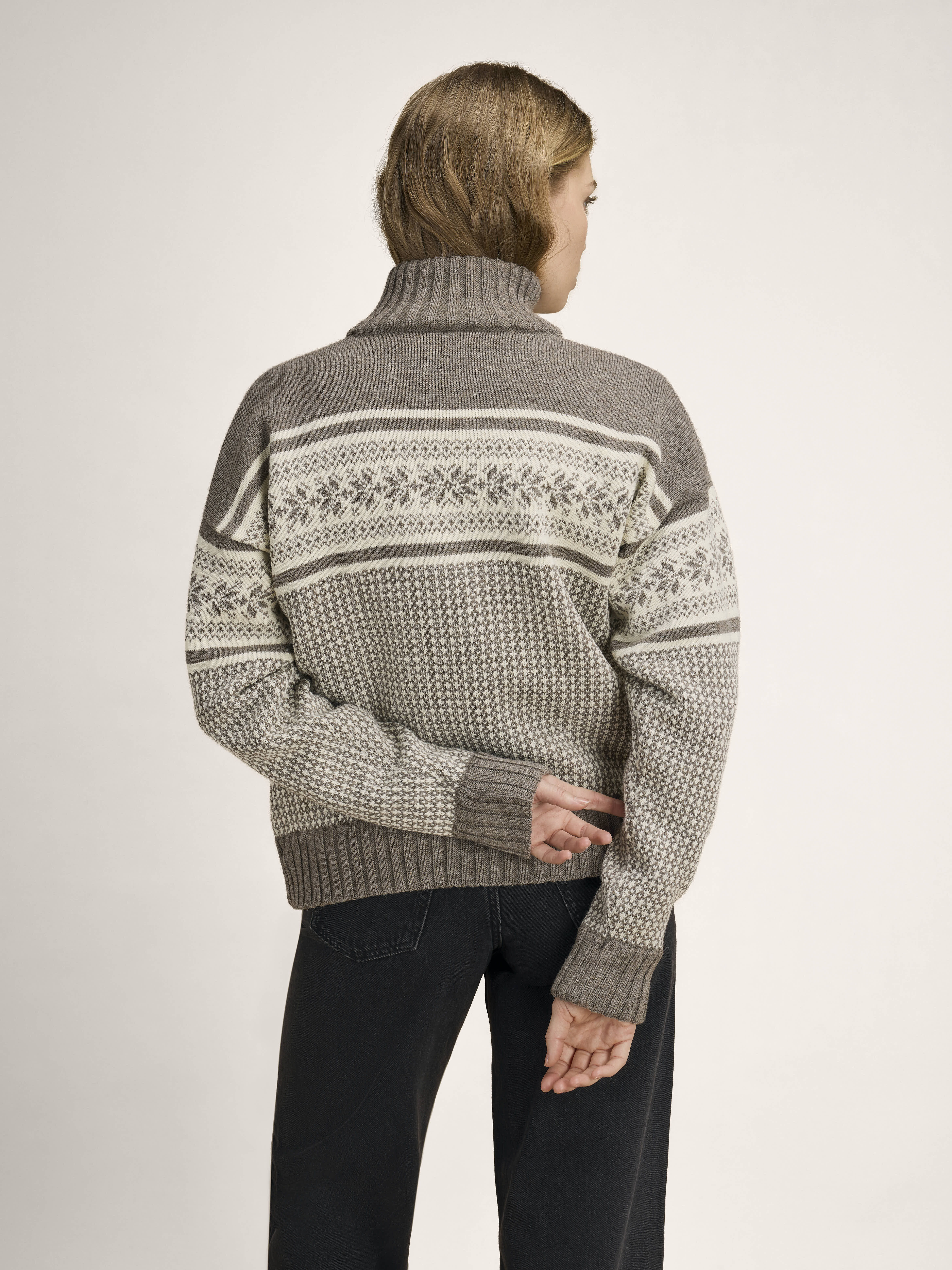 Vola Windproof Women's Jacket Brown Offwhite