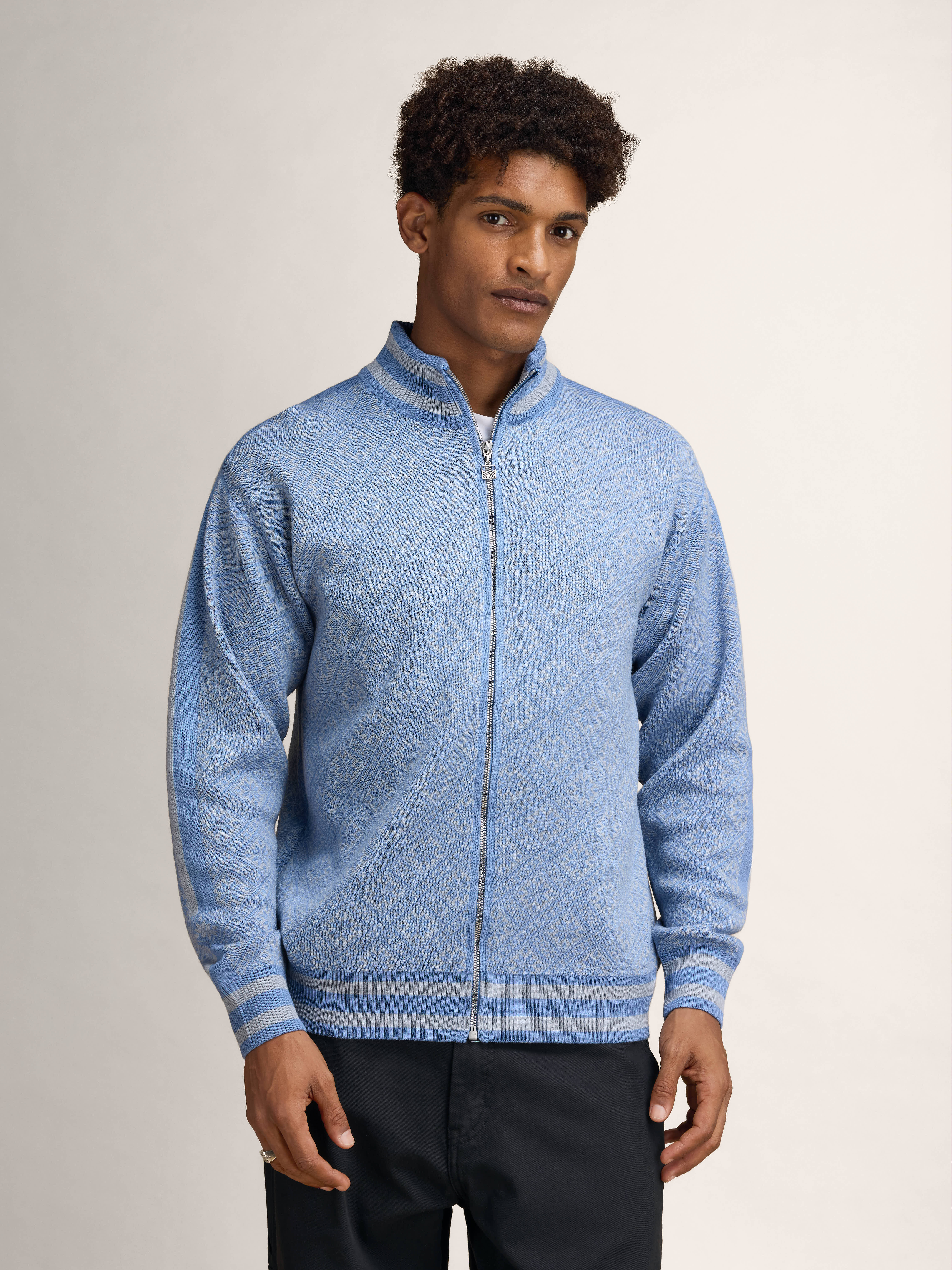 Dalarna Men's Jacket Metal Blue shadow