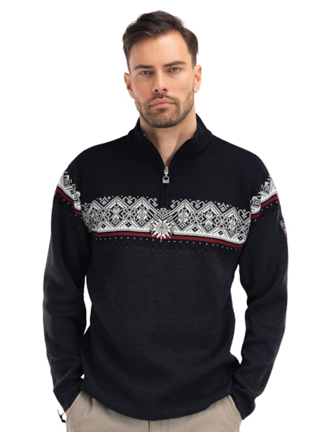 Half-zip wool sweaters men - Dale of Norway