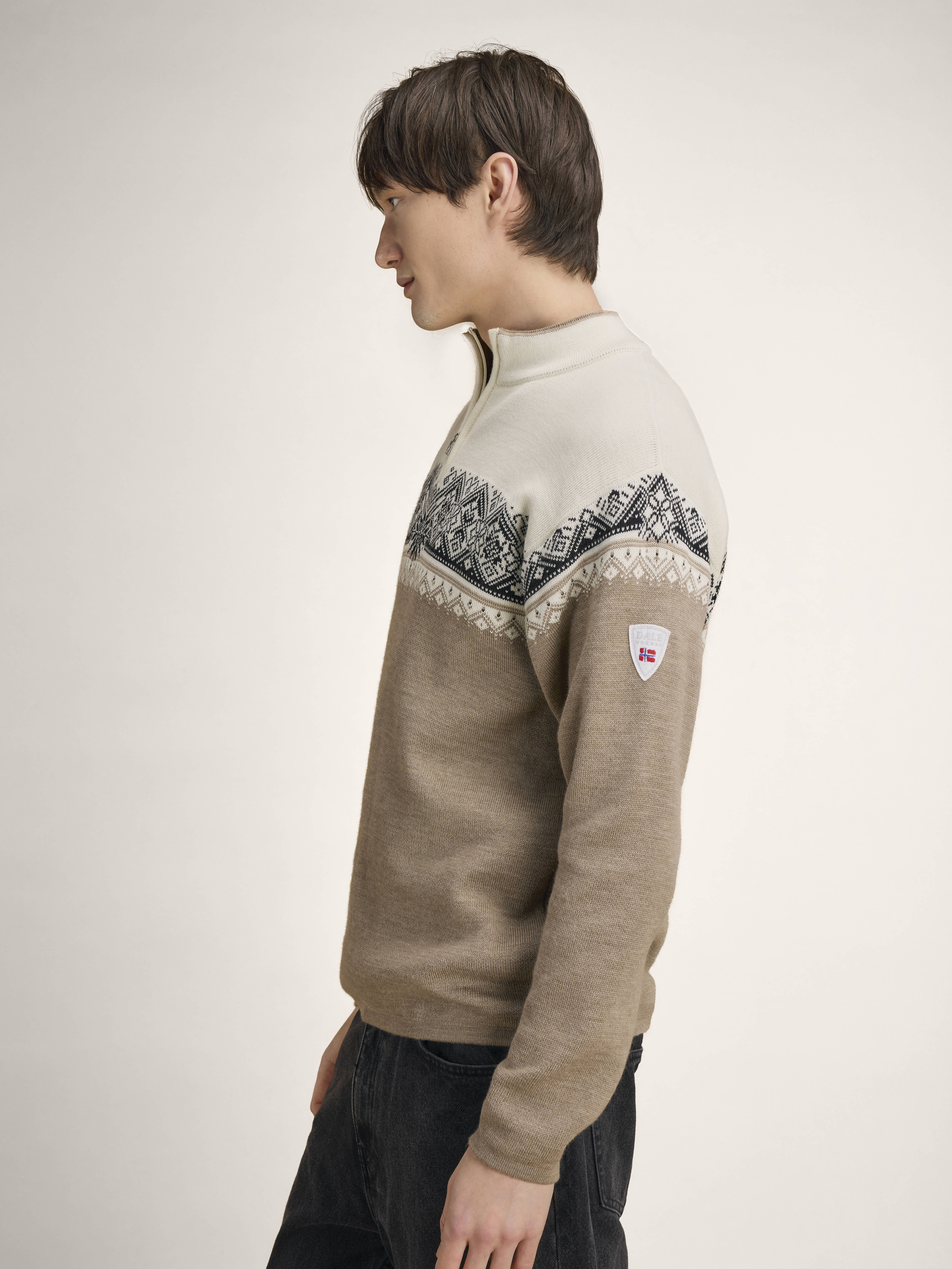Moritz Men’s Sweater - Merino Wool Mountainstone Sand
