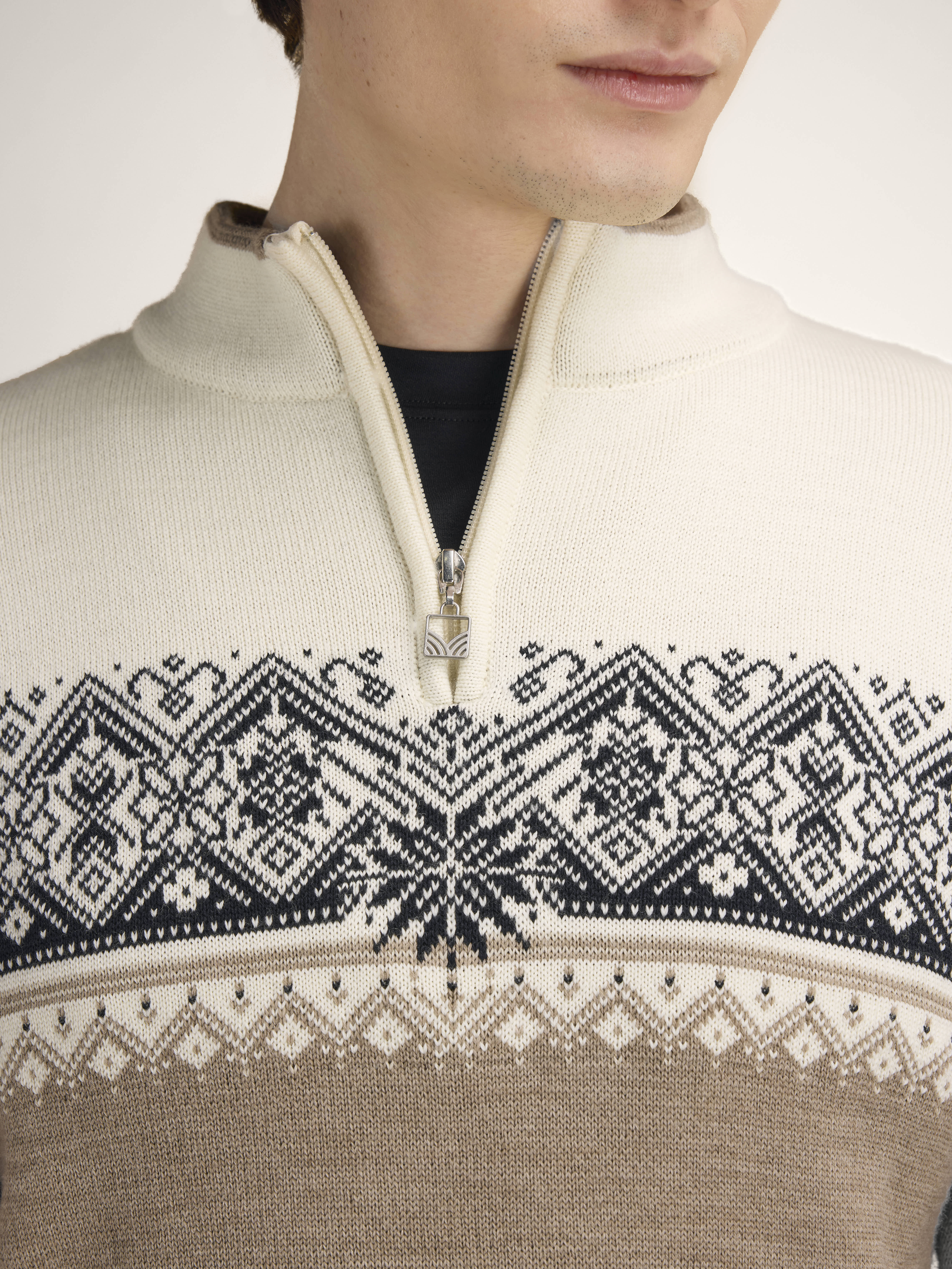 Moritz Men’s Sweater - Merino Wool Mountainstone Sand