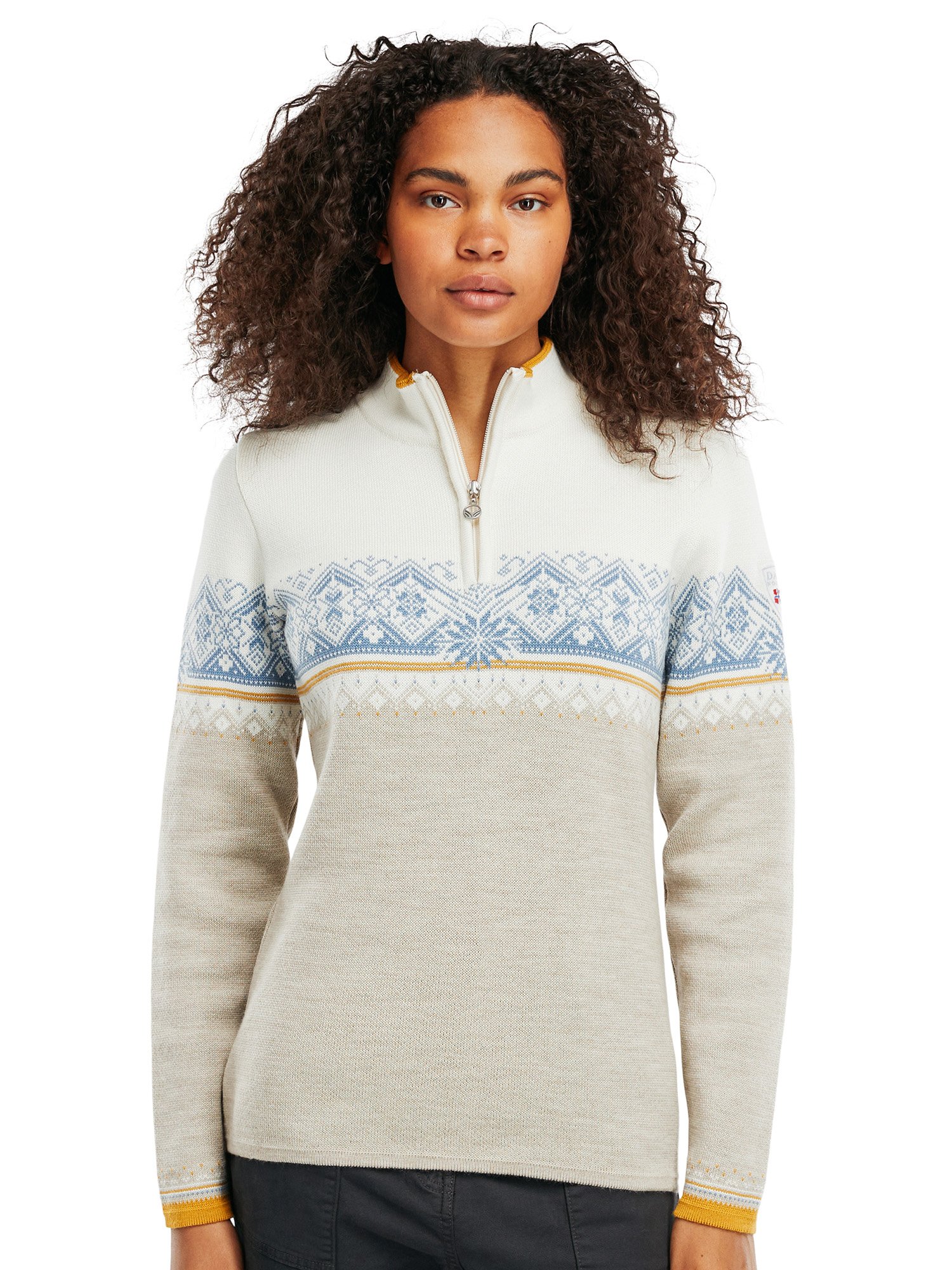 Wool zip sweater women's sale