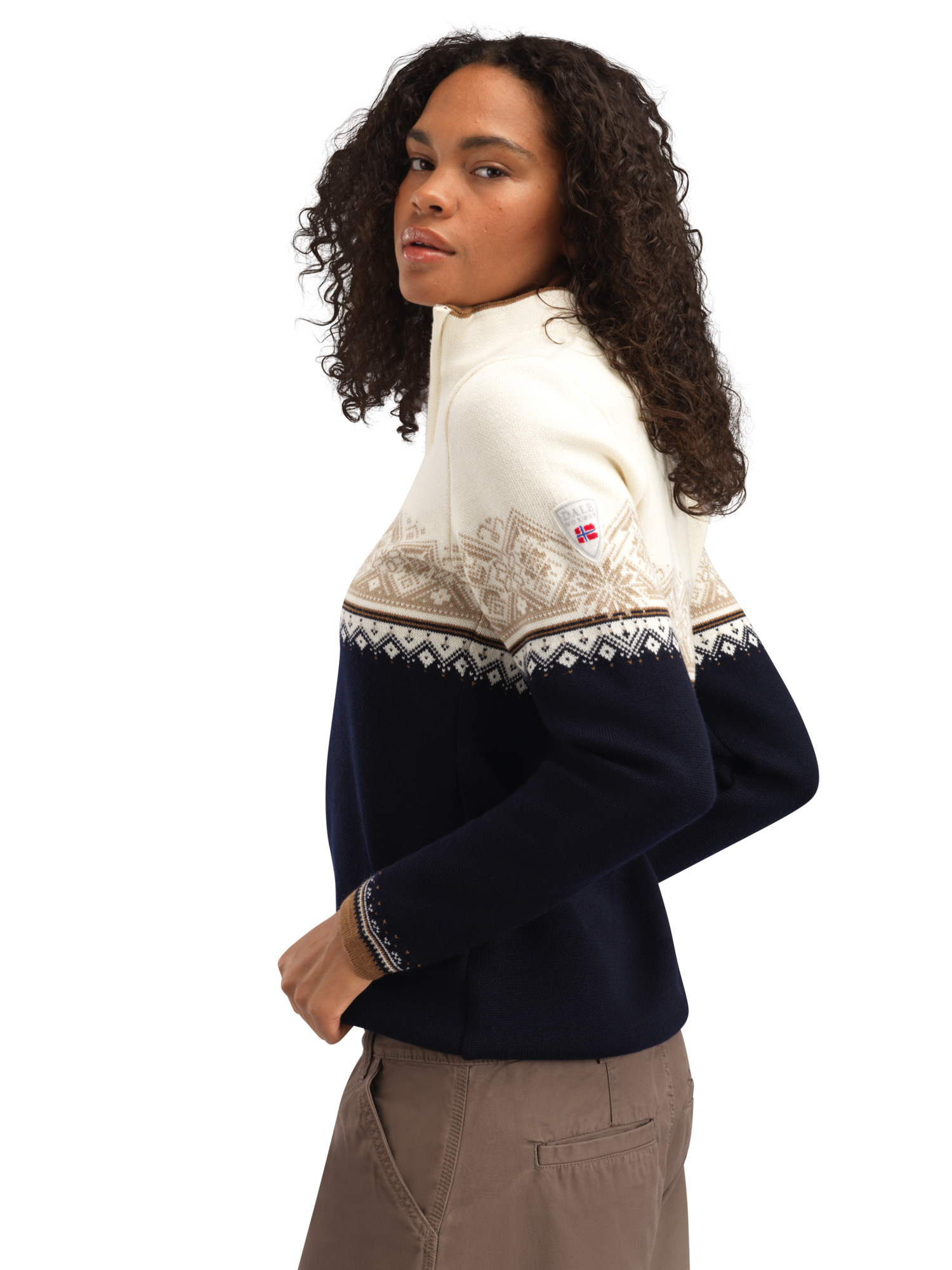 Moritz Sweater - Women - Navy/Offwhite - Dale of Norway - Dale of