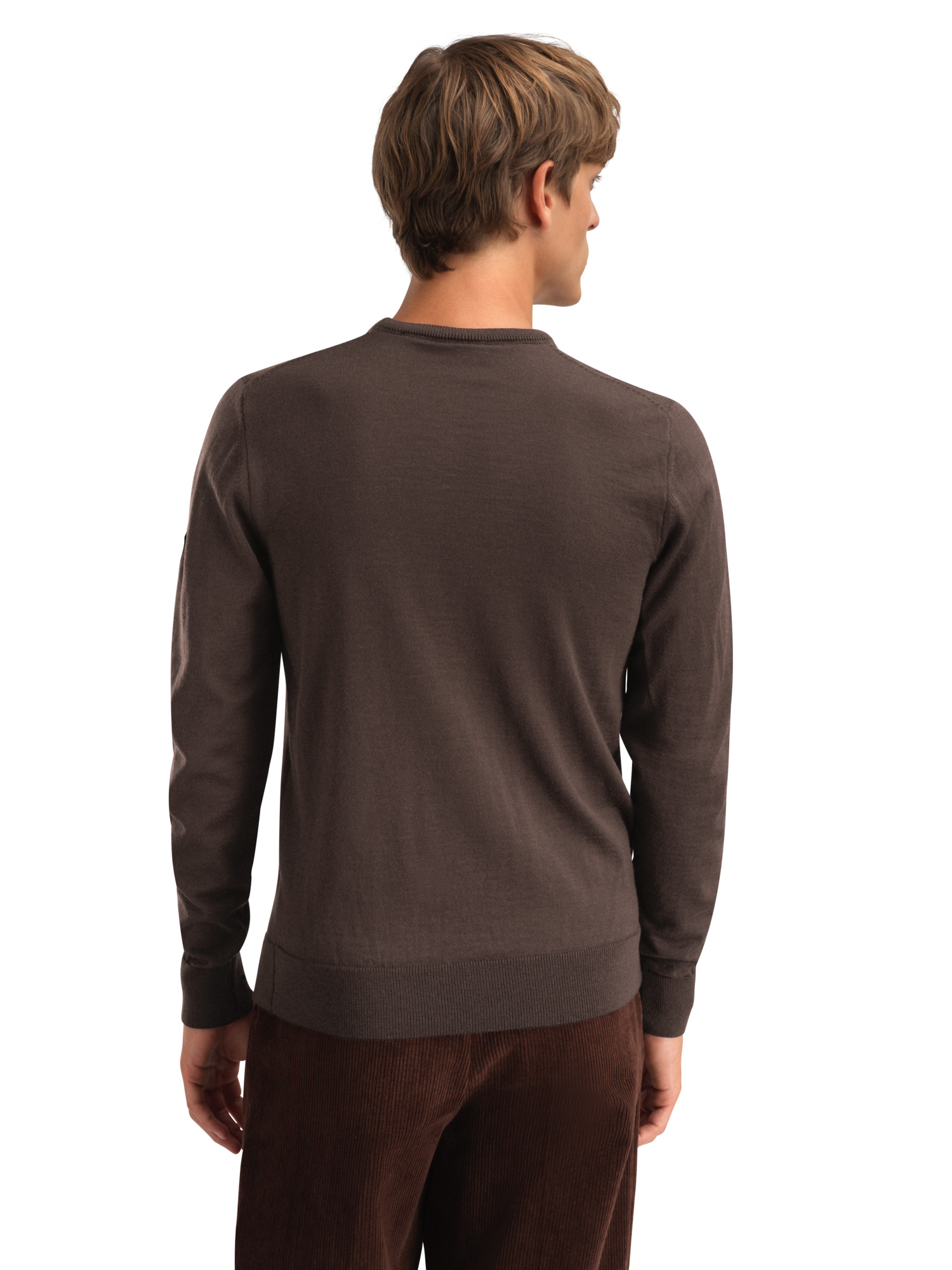 Magnus Men's Sweater - Merino Wool Ciocollata