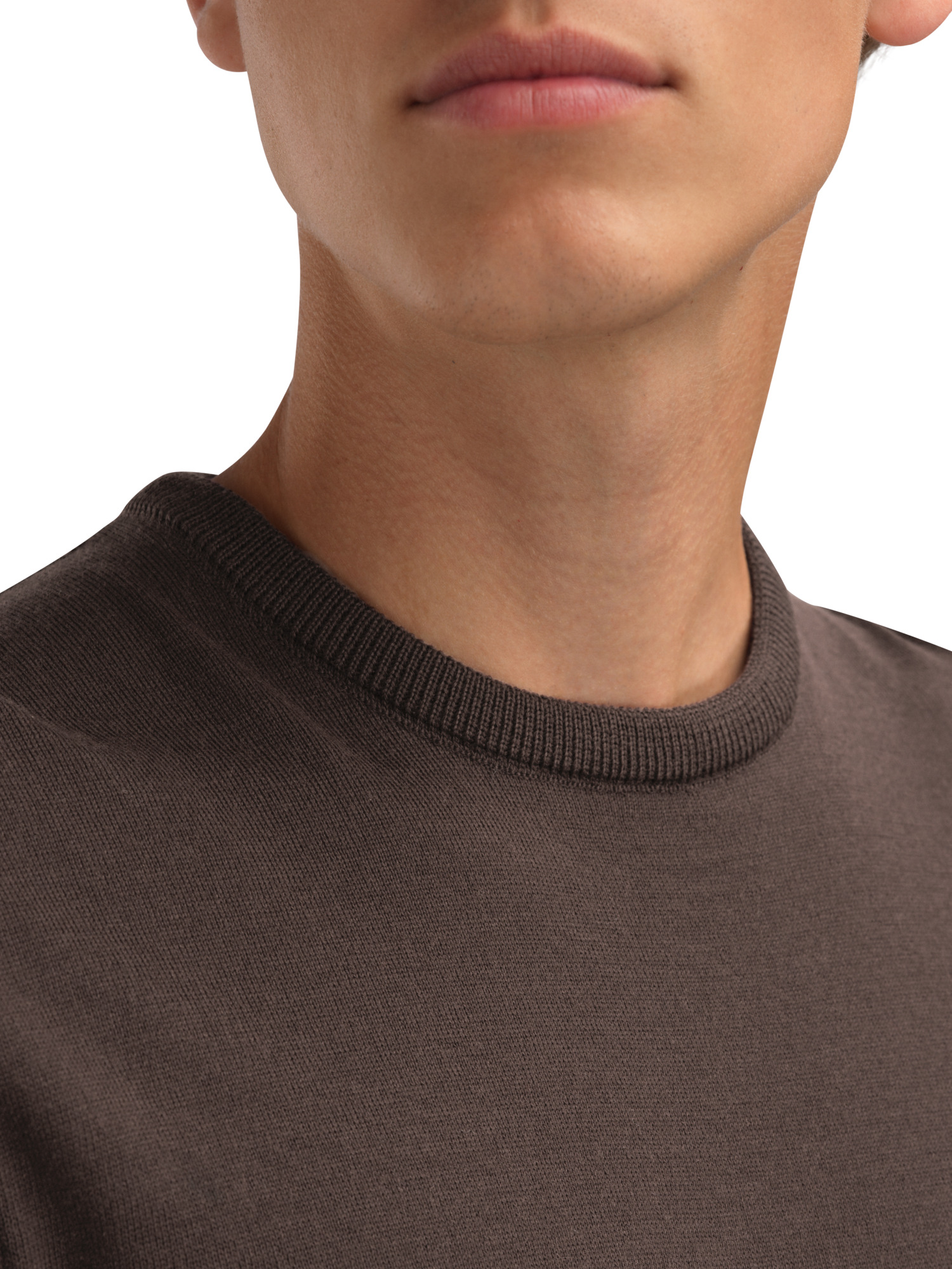 Magnus Men's Sweater - Merino Wool Ciocollata