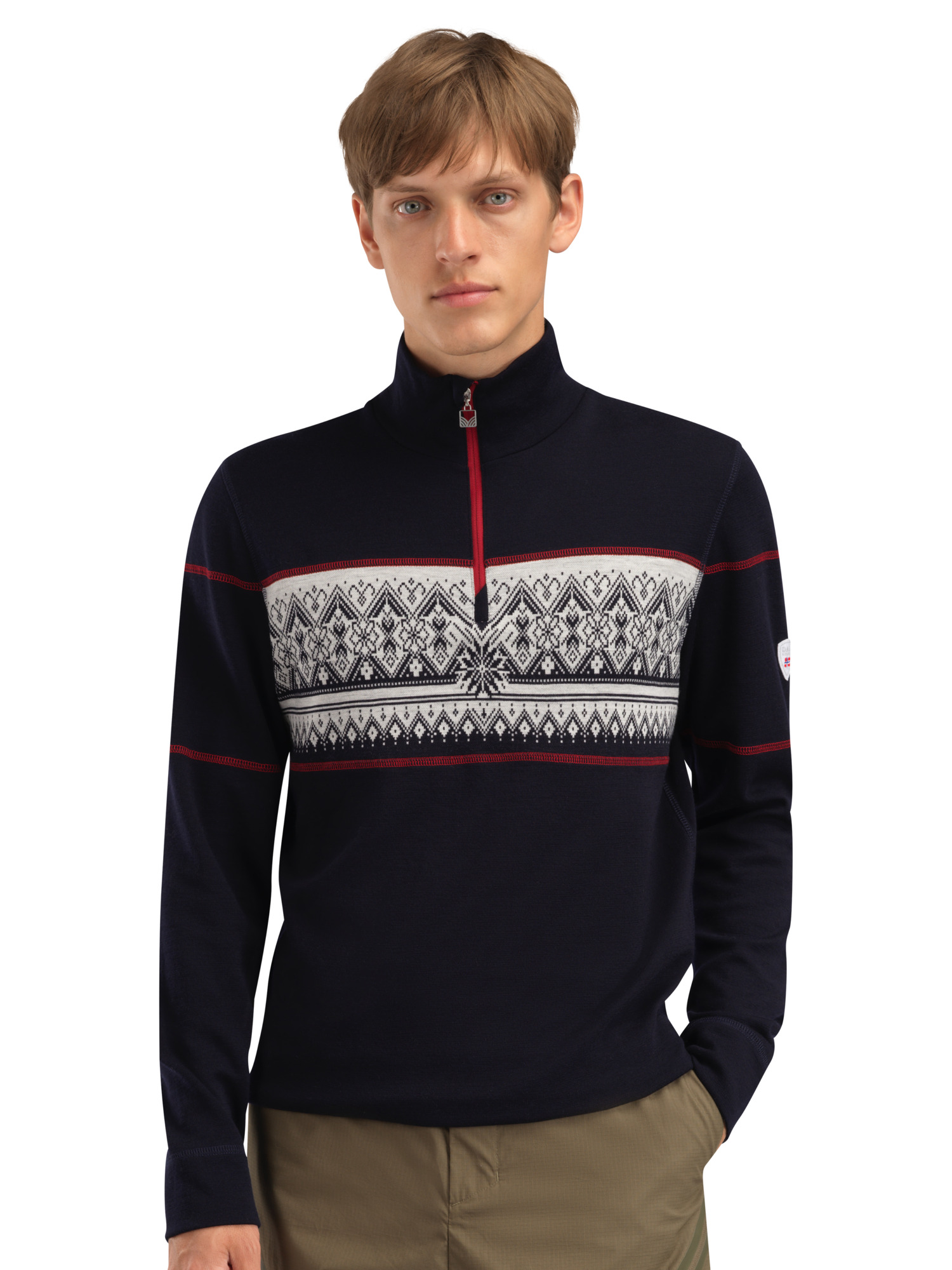 Moritz Basic Sweater - Men - Navy - Dale of Norway - Dale of Norway