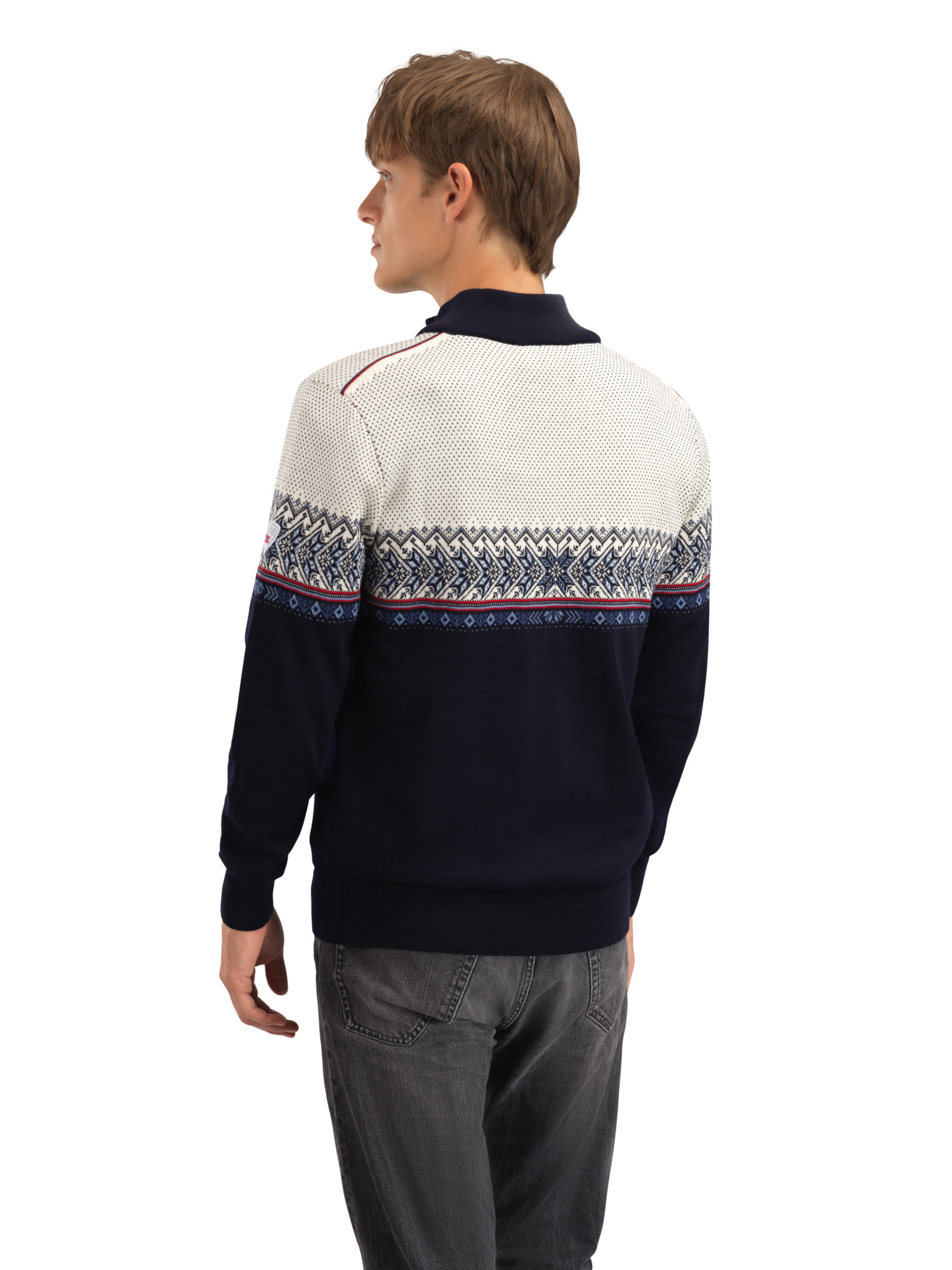 Hovden Men’s Sweater - Merino Wool Navy Blueshadow Indigo