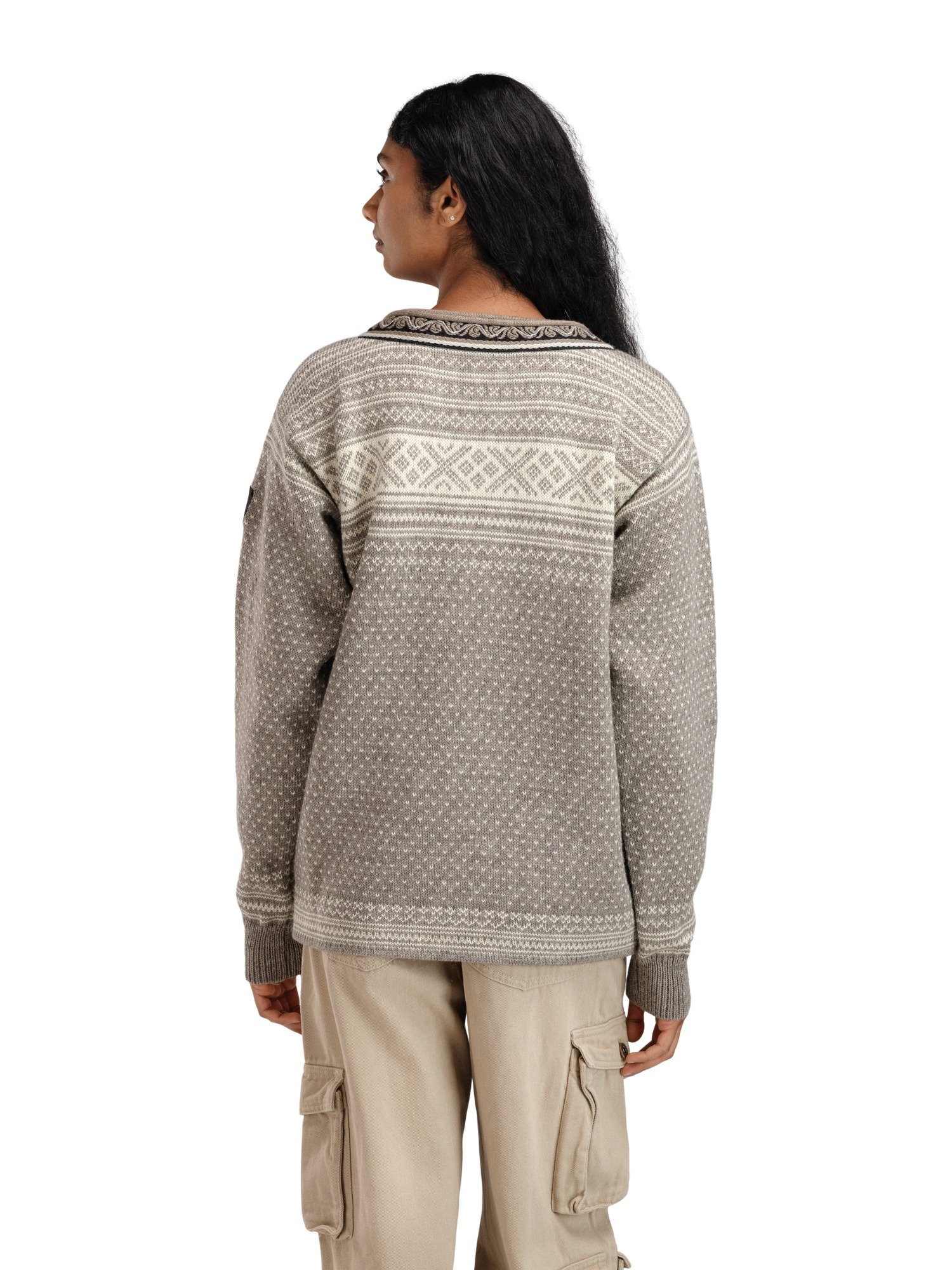 Setesdal Lusekofte Sweater - Norwegian Wool Vanillasugar Naturalwhite
