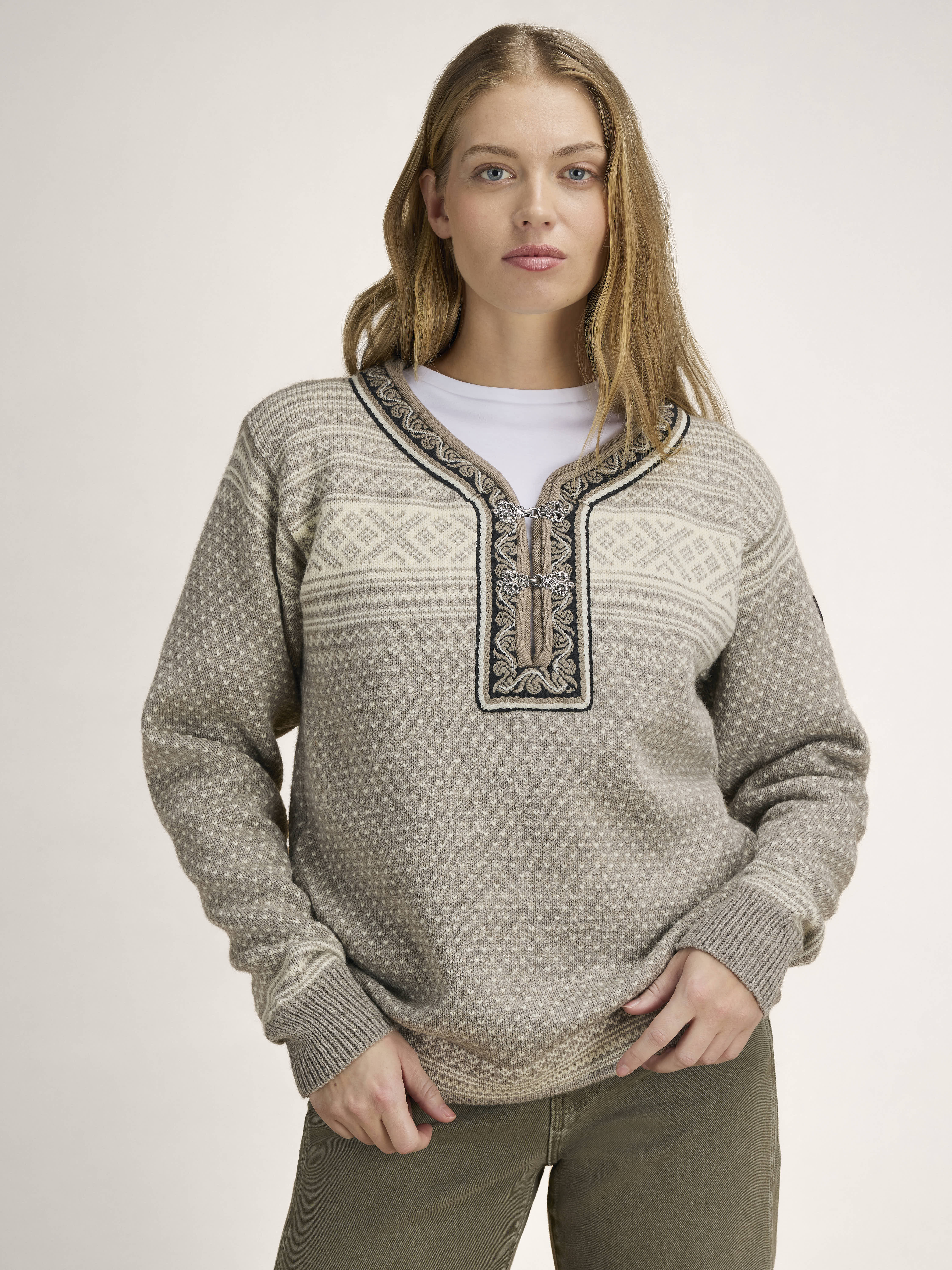 Setesdal Lusekofte Sweater Vanillasugar Naturalwhite