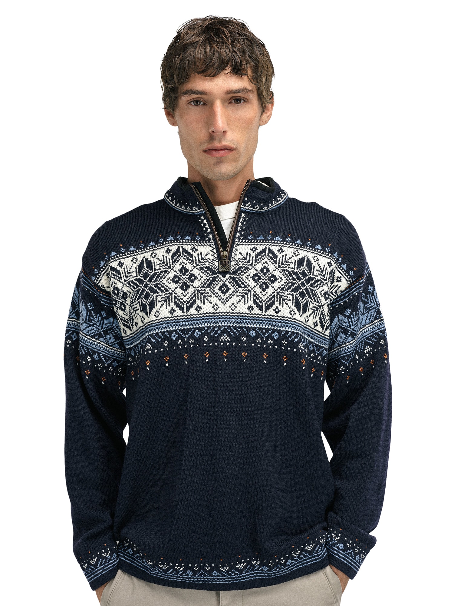 Blyfjell Knit Sweater - Men - Navy - Dale of Norway - Dale of Norway