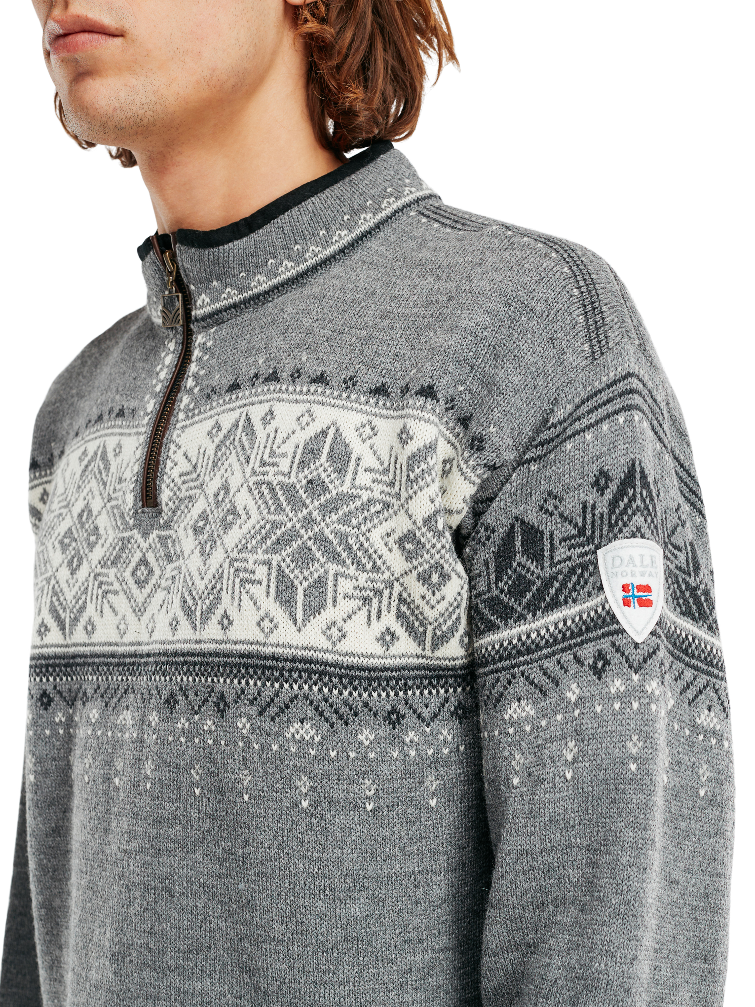 Blyfjell Knit Sweater Men Grey Dale of Norway Dale of Norway