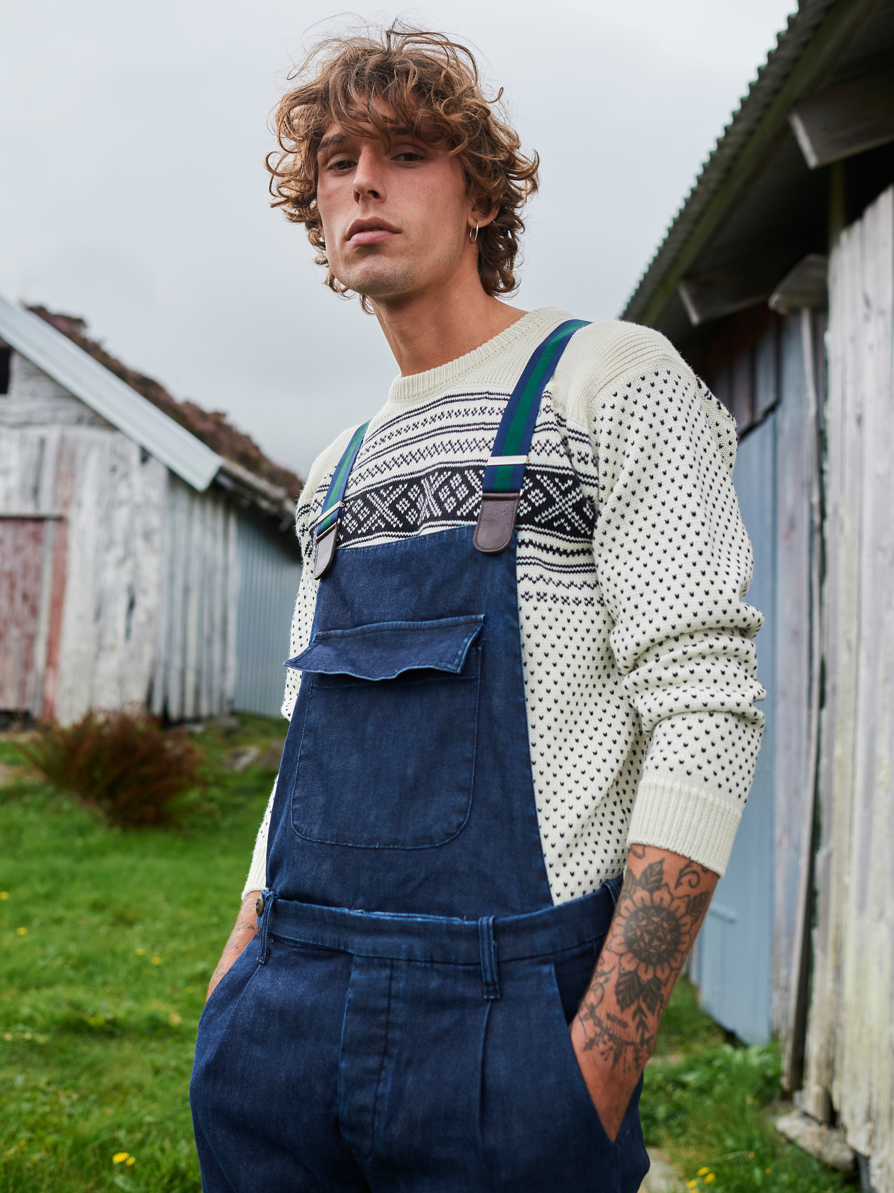 Sweater overalls sales