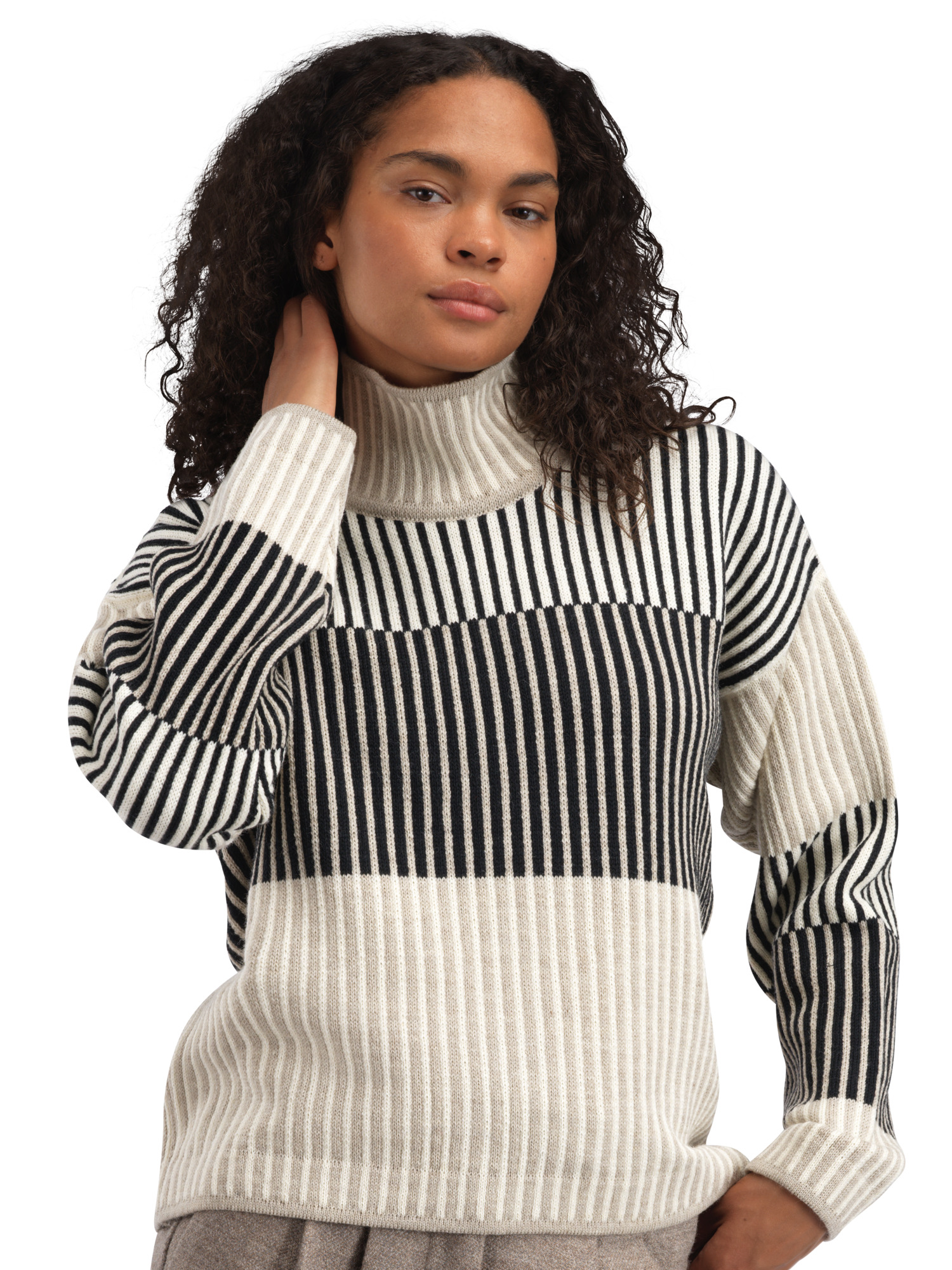 Skarstind women's sweater Offwhite Sand