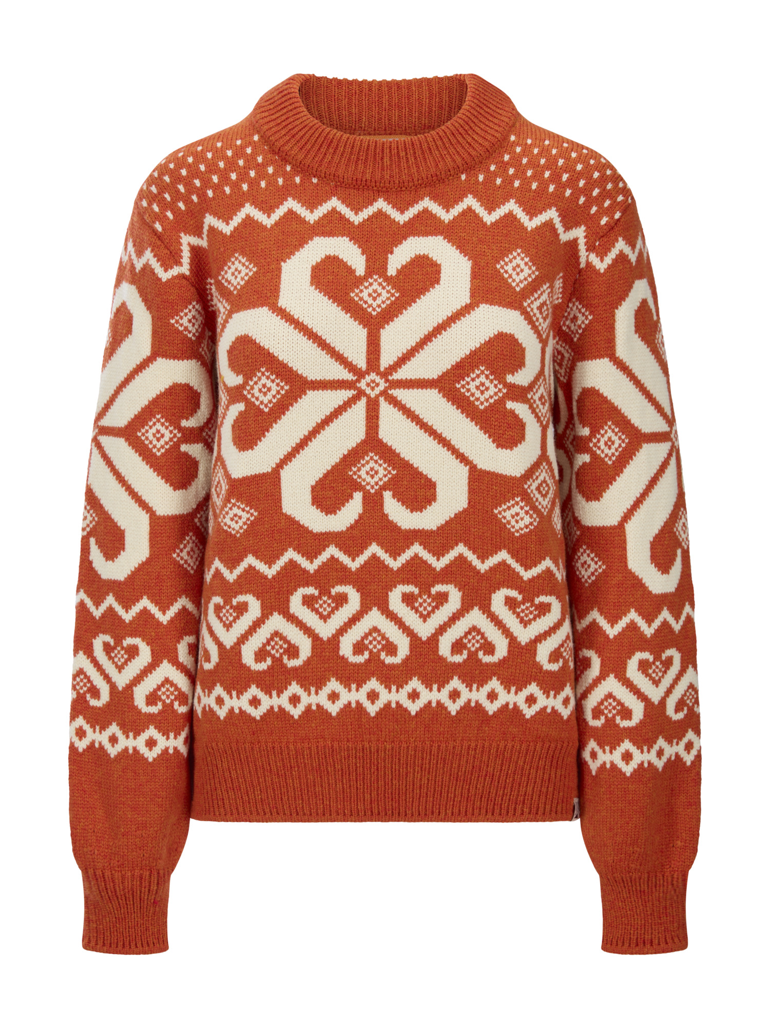 Falkeberg women’s sweater Orange Offwhite