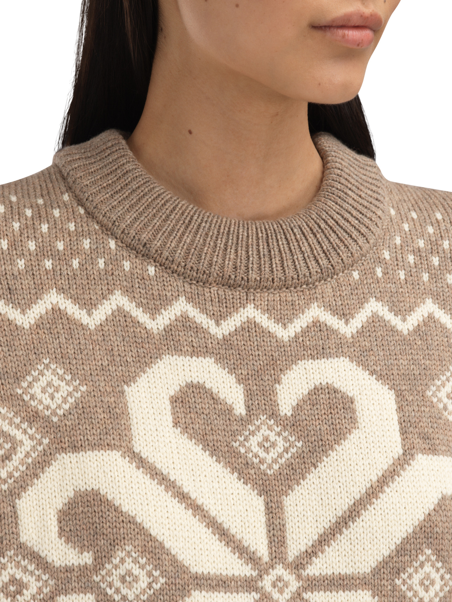 Falkeberg women’s sweater Brown Melange