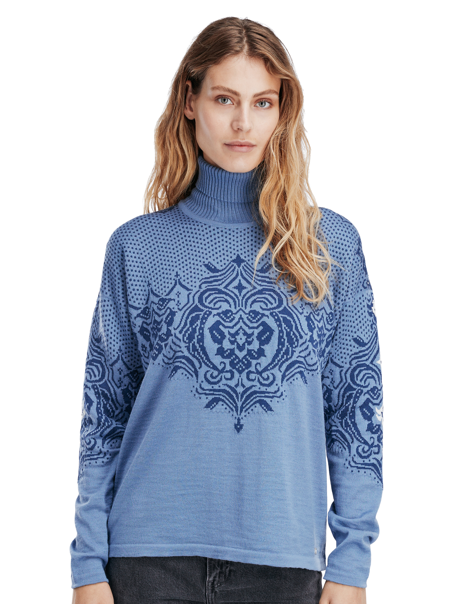 Rosendal women’s sweater Blueshadow Indigo