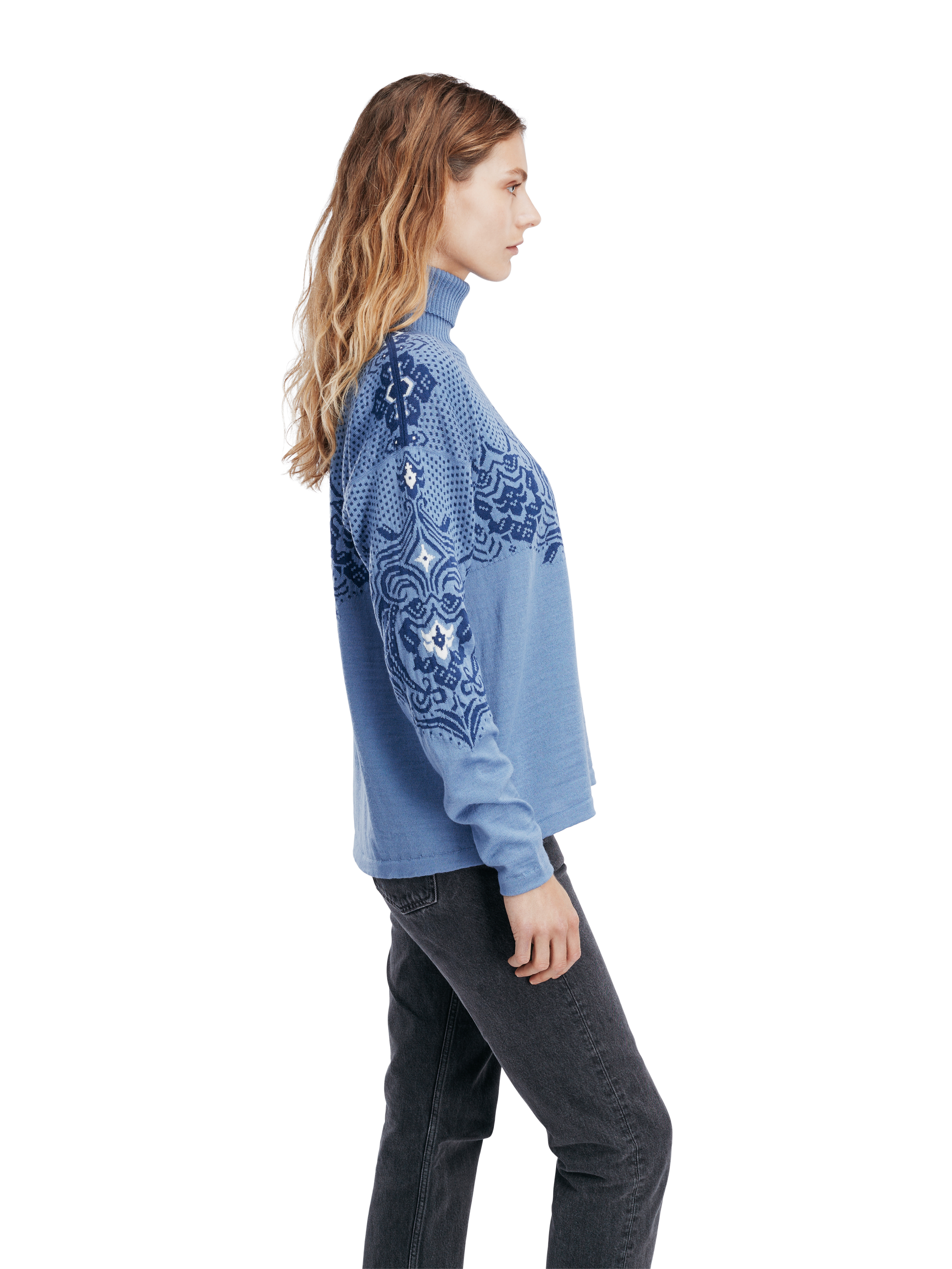 Rosendal women’s sweater Blueshadow Indigo