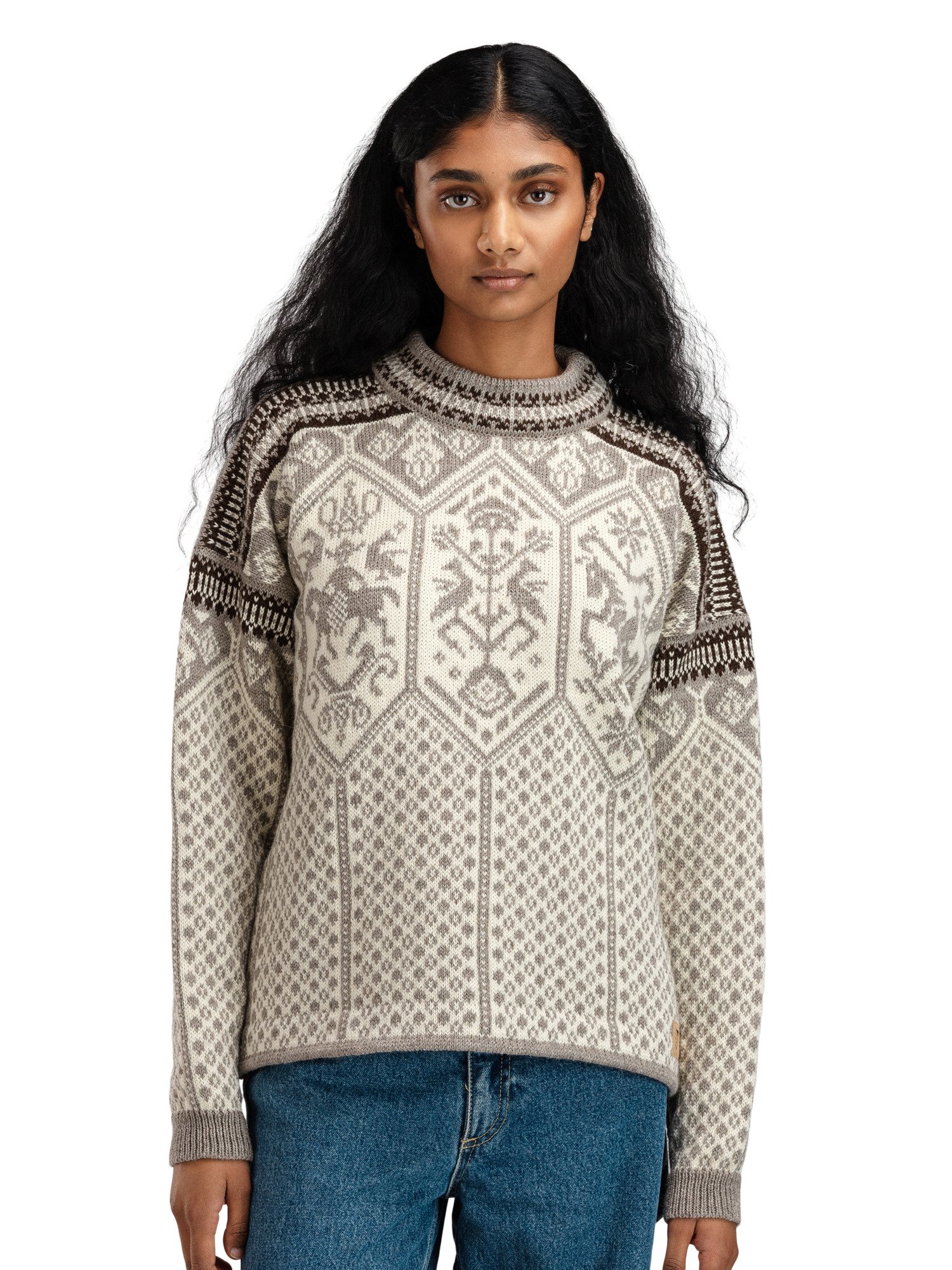 1994 Lillehammer women's sweater in undyed wool – iconic Norwegian