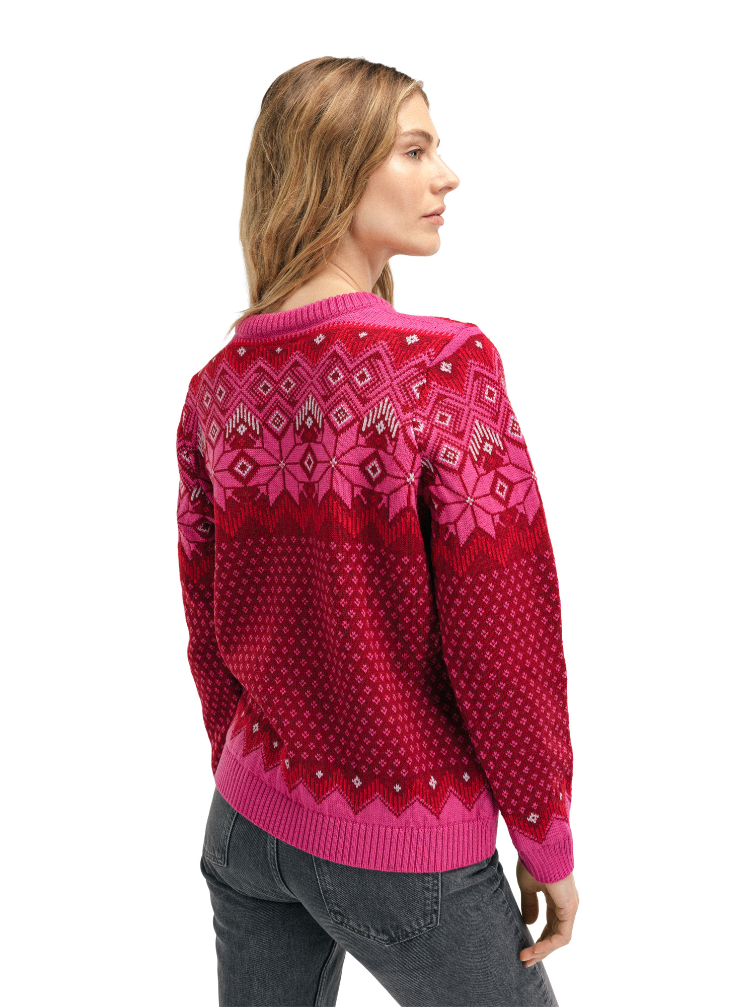 Vilja Women's Sweater Redrose Allium Raspberry