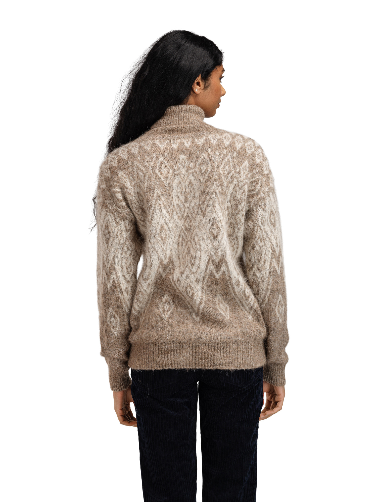 Falun Alpa Women’s Sweater  Natural Beige Offwhite