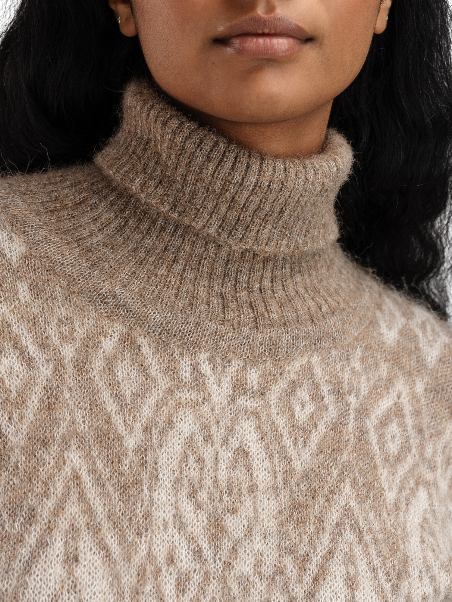 Falun Alpa Women’s Sweater  Natural Beige Offwhite