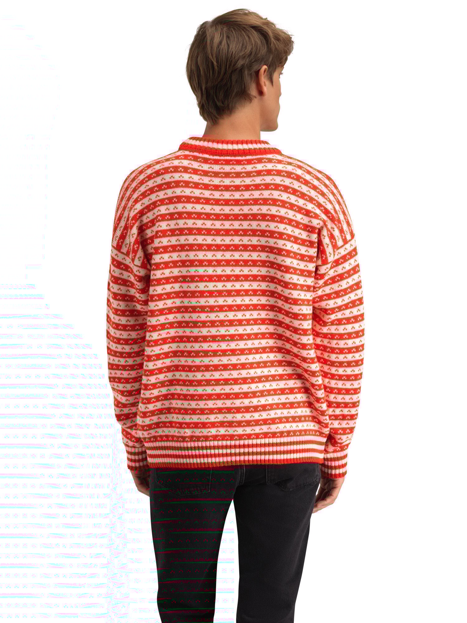 Skipsleia Unisex Sweater Roth red Natural White